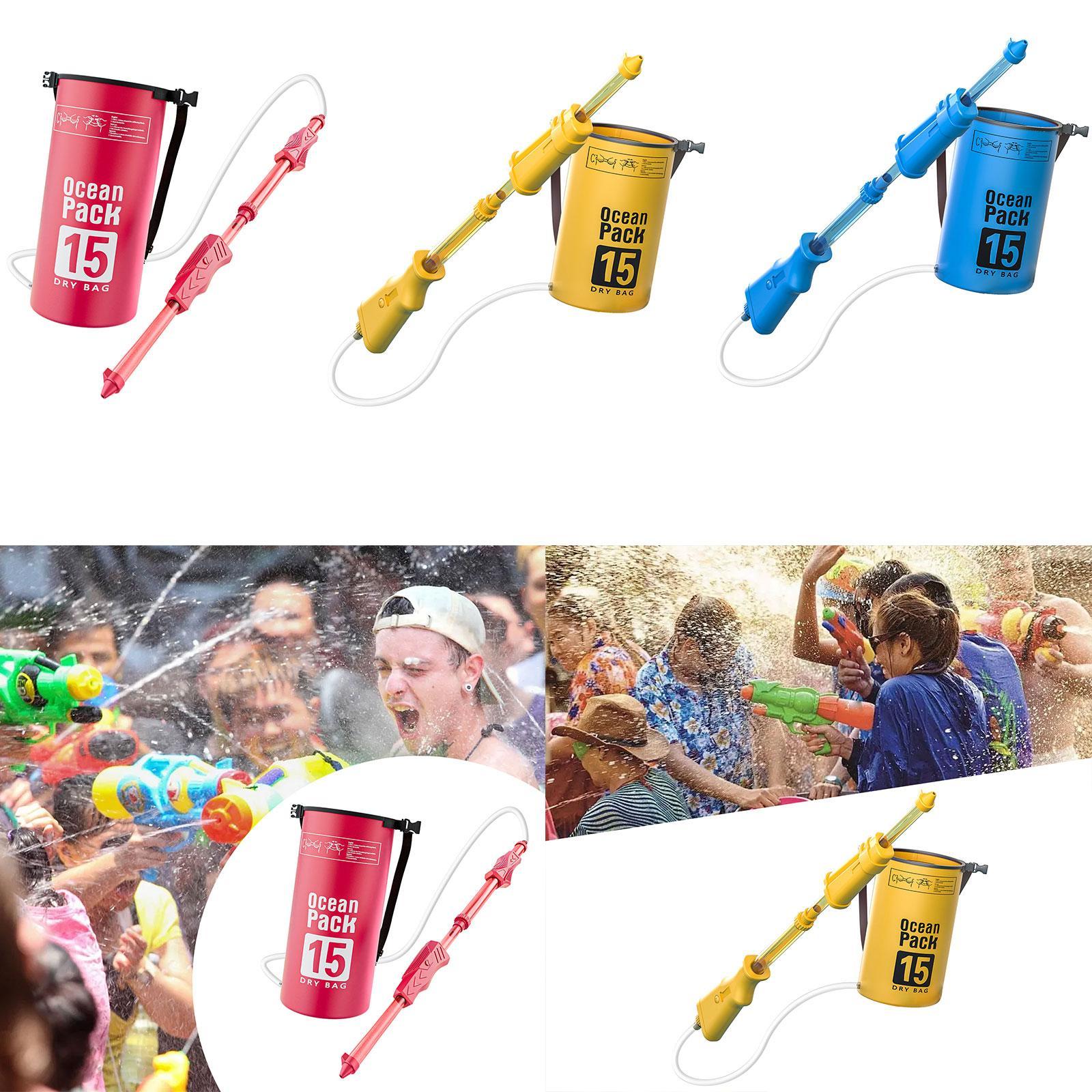 Backpack Water Soaker Toy Hot Weather Large Capacity for Children Boys Girls Pink