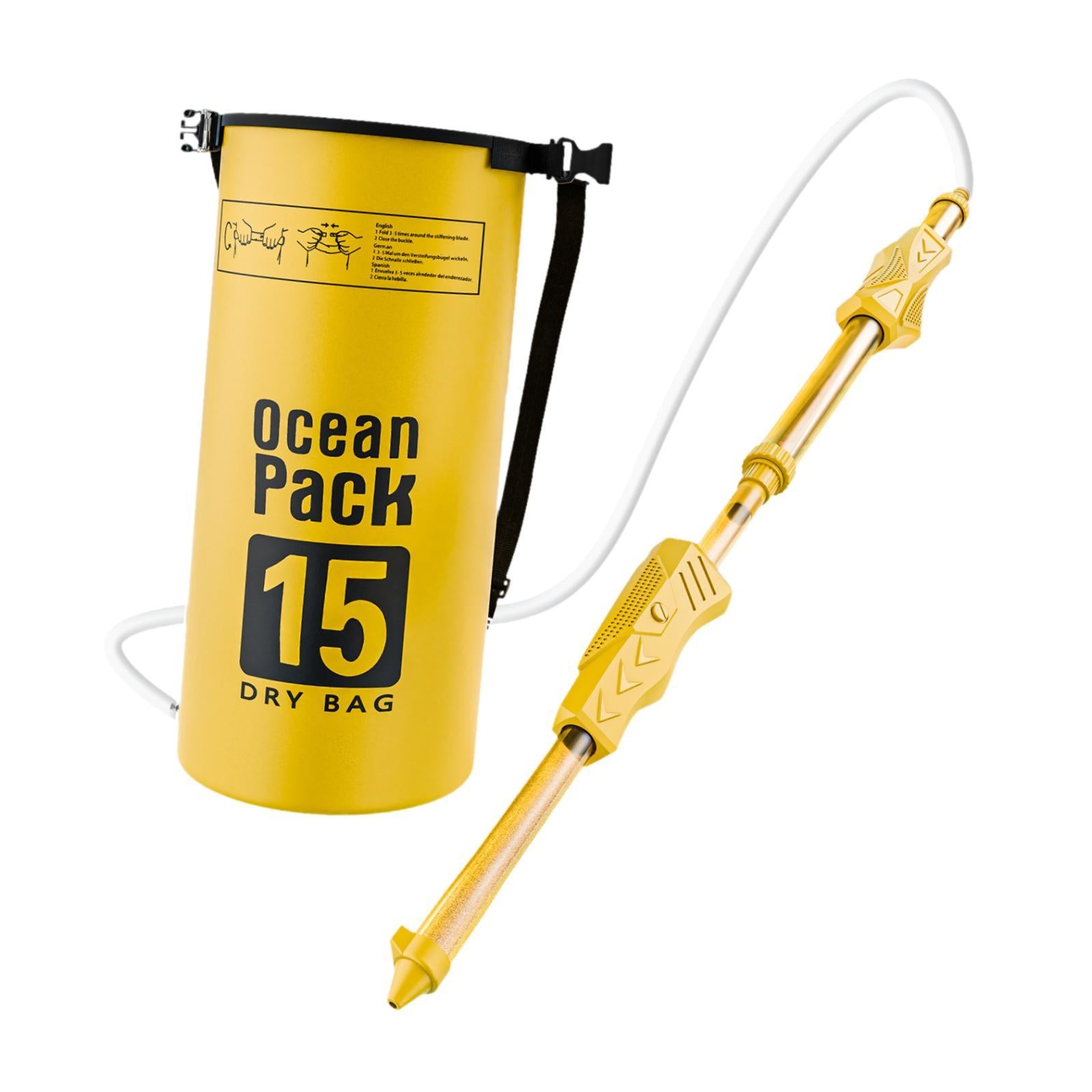 Backpack Water Soaker Toy Hot Weather Large Capacity for Children Boys Girls Yellow