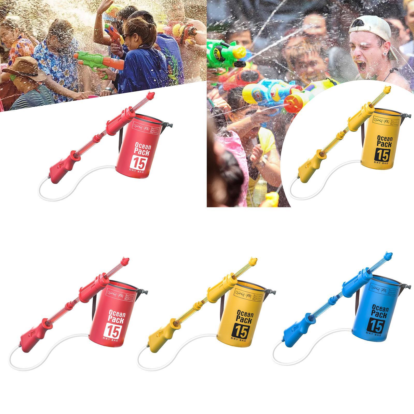 Backpack Water Soaker Toy Summer Large Capacity for Boys Girls Children Kids Pink