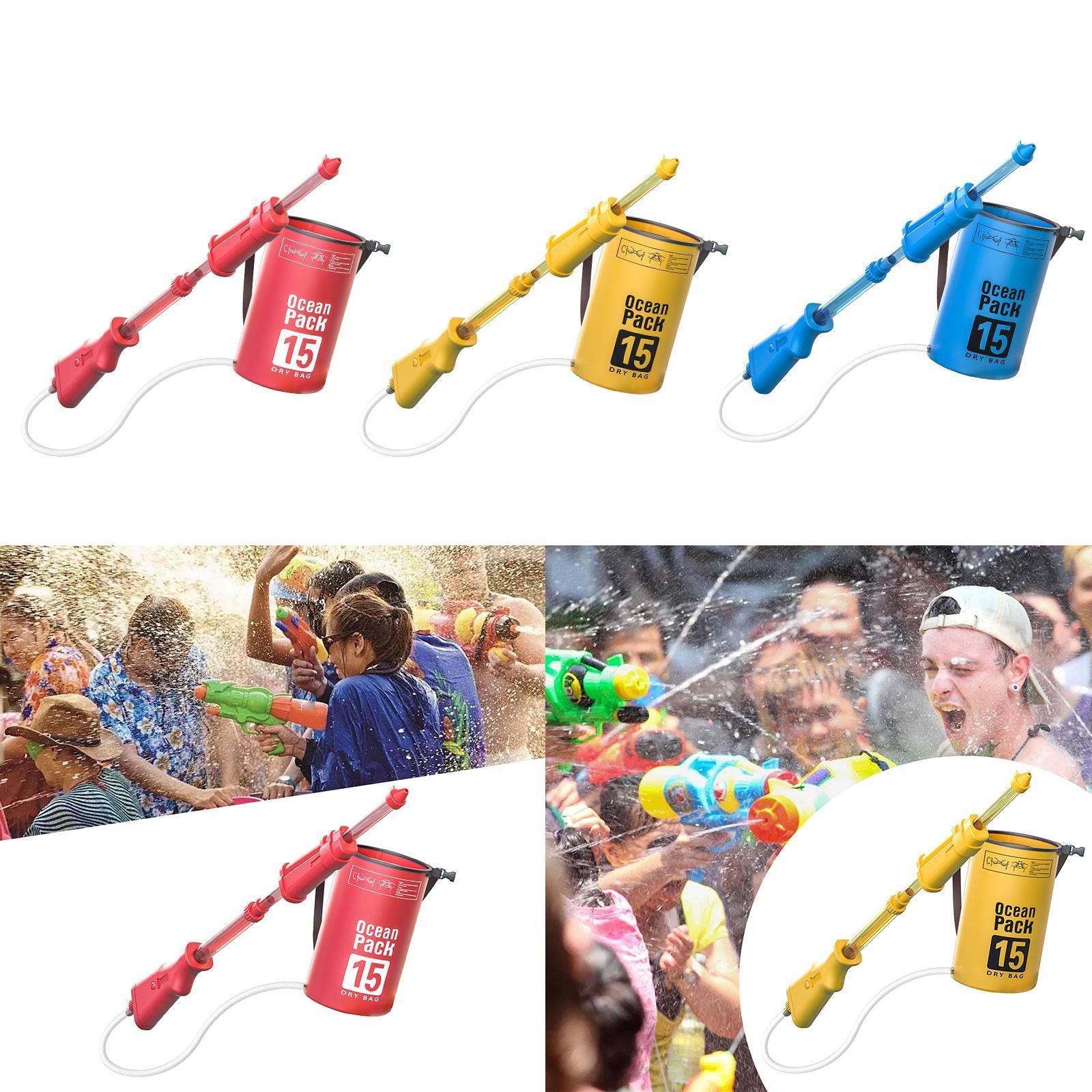 Backpack Water Soaker Toy Summer Large Capacity for Boys Girls Children Kids Pink