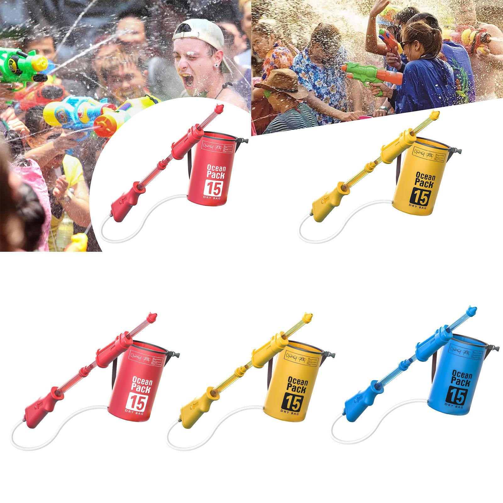 Backpack Water Soaker Toy Summer Large Capacity for Boys Girls Children Kids Pink