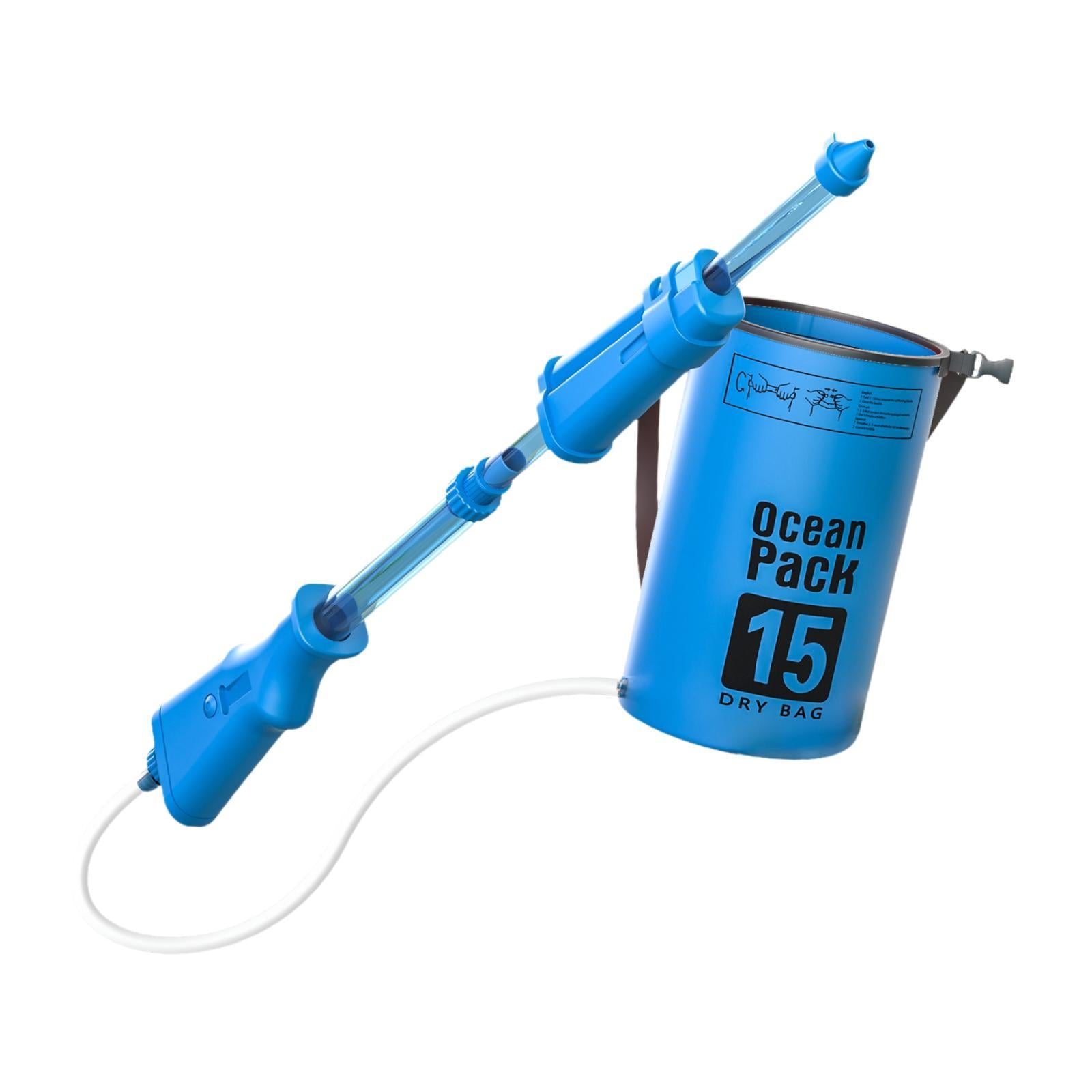 Backpack Water Soaker Toy Summer Large Capacity for Boys Girls Children Kids Blue