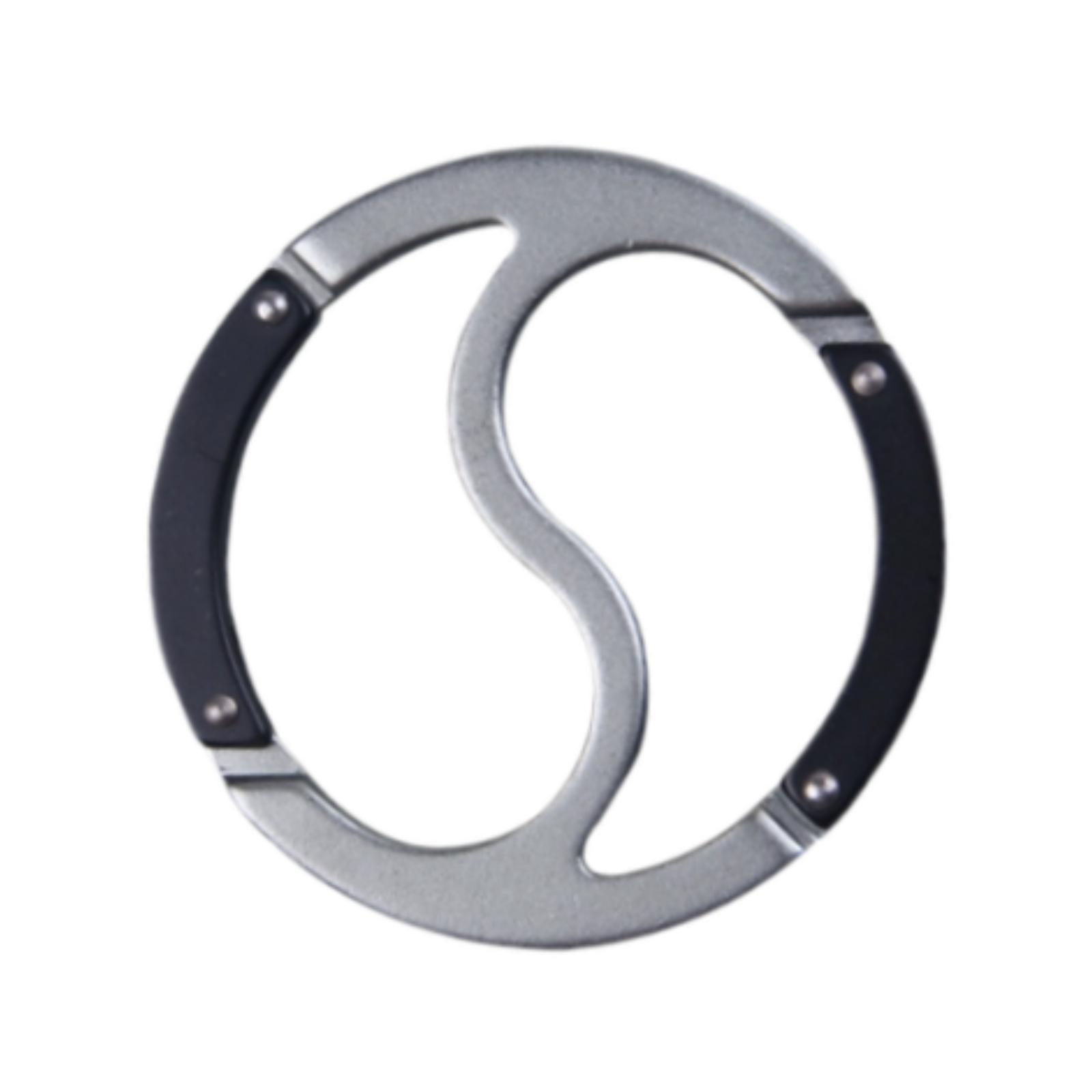 Carabiner Clip Keyring Fishing Lock Buckle Hook for Hammock Dog Leash Hiking silver