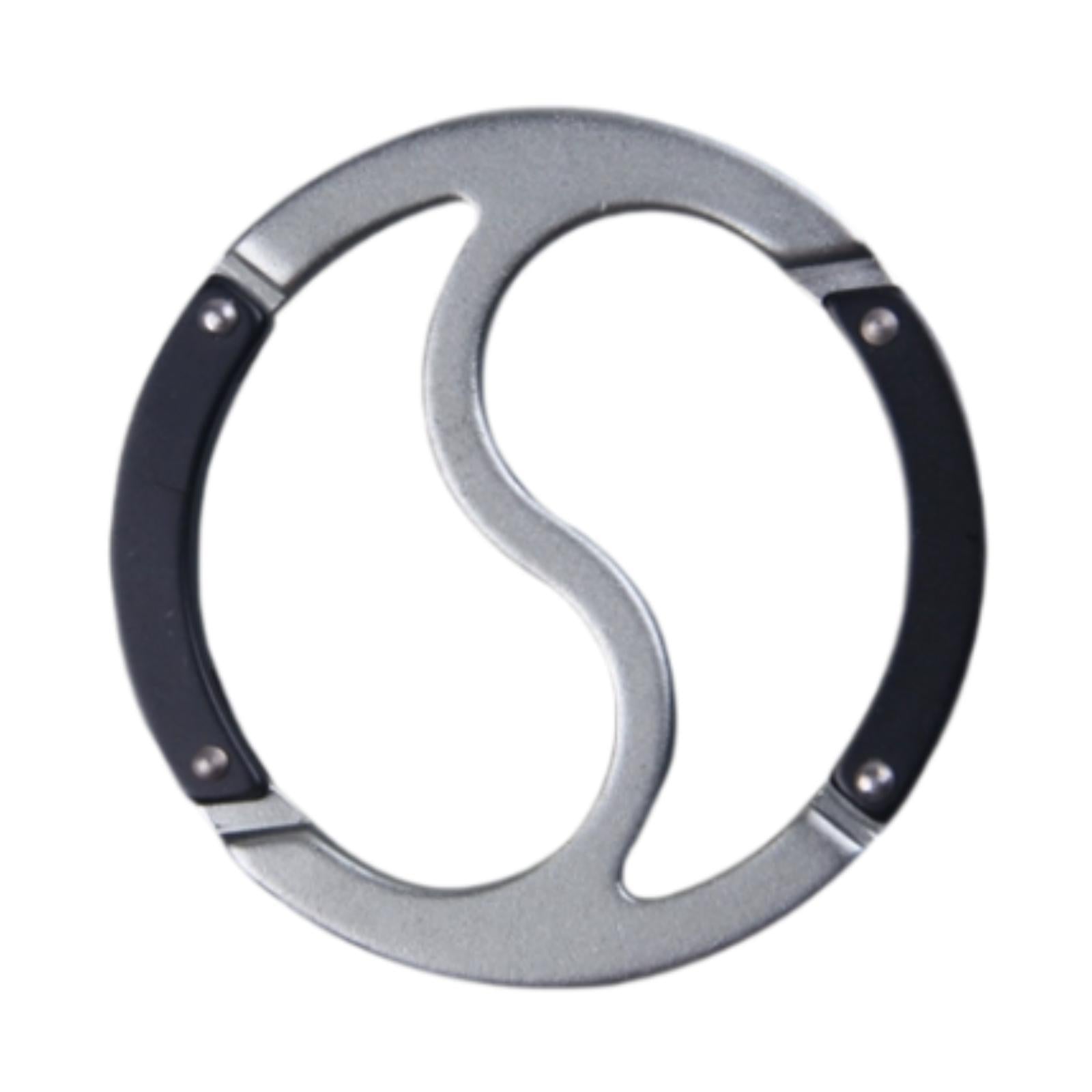 Carabiner Clip Keyring Fishing Lock Buckle Hook for Hammock Dog Leash Hiking silver