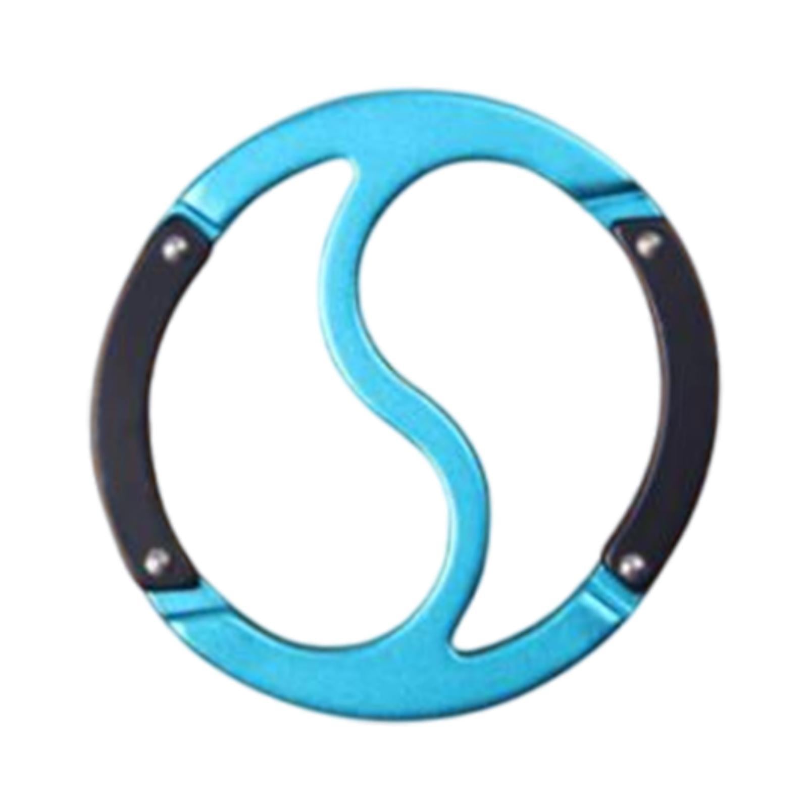 Carabiner Clip Keyring Fishing Lock Buckle Hook for Hammock Dog Leash Hiking blue