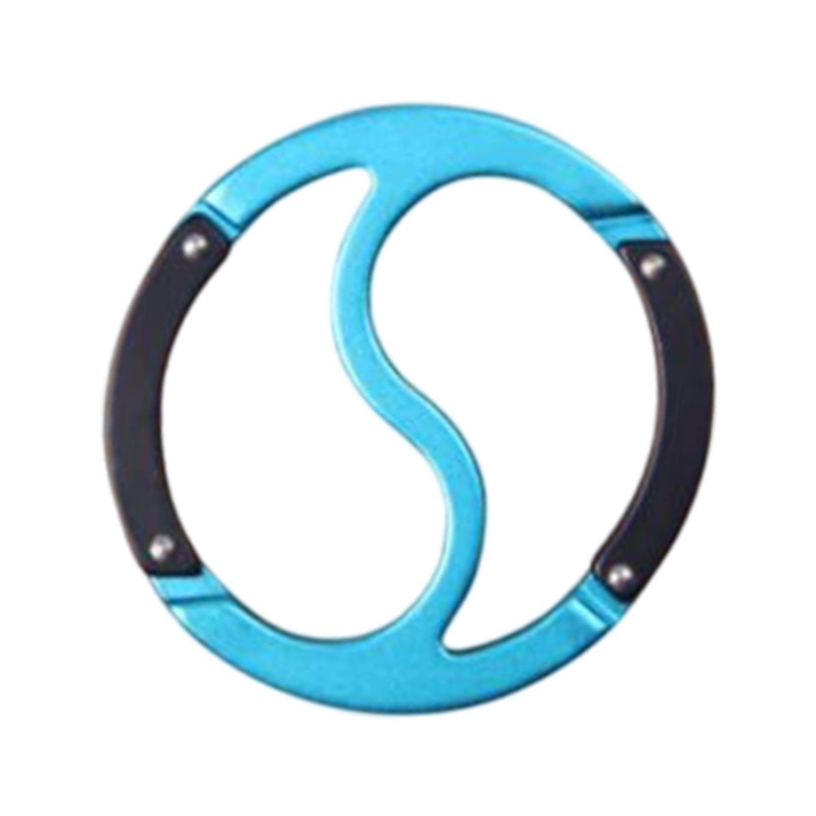 Carabiner Clip Keyring Fishing Lock Buckle Hook for Hammock Dog Leash Hiking blue