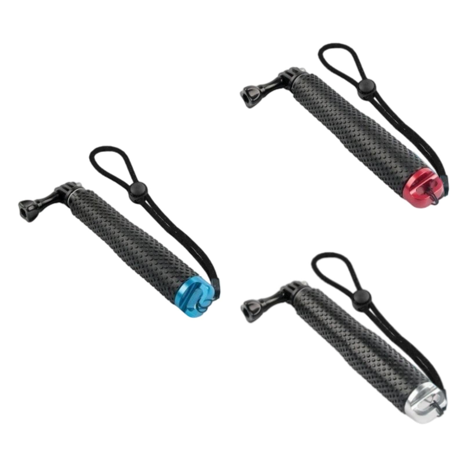 Selfie Stick Handheld Extendable Pole for Adventures Snorkeling Snowboarding Blue