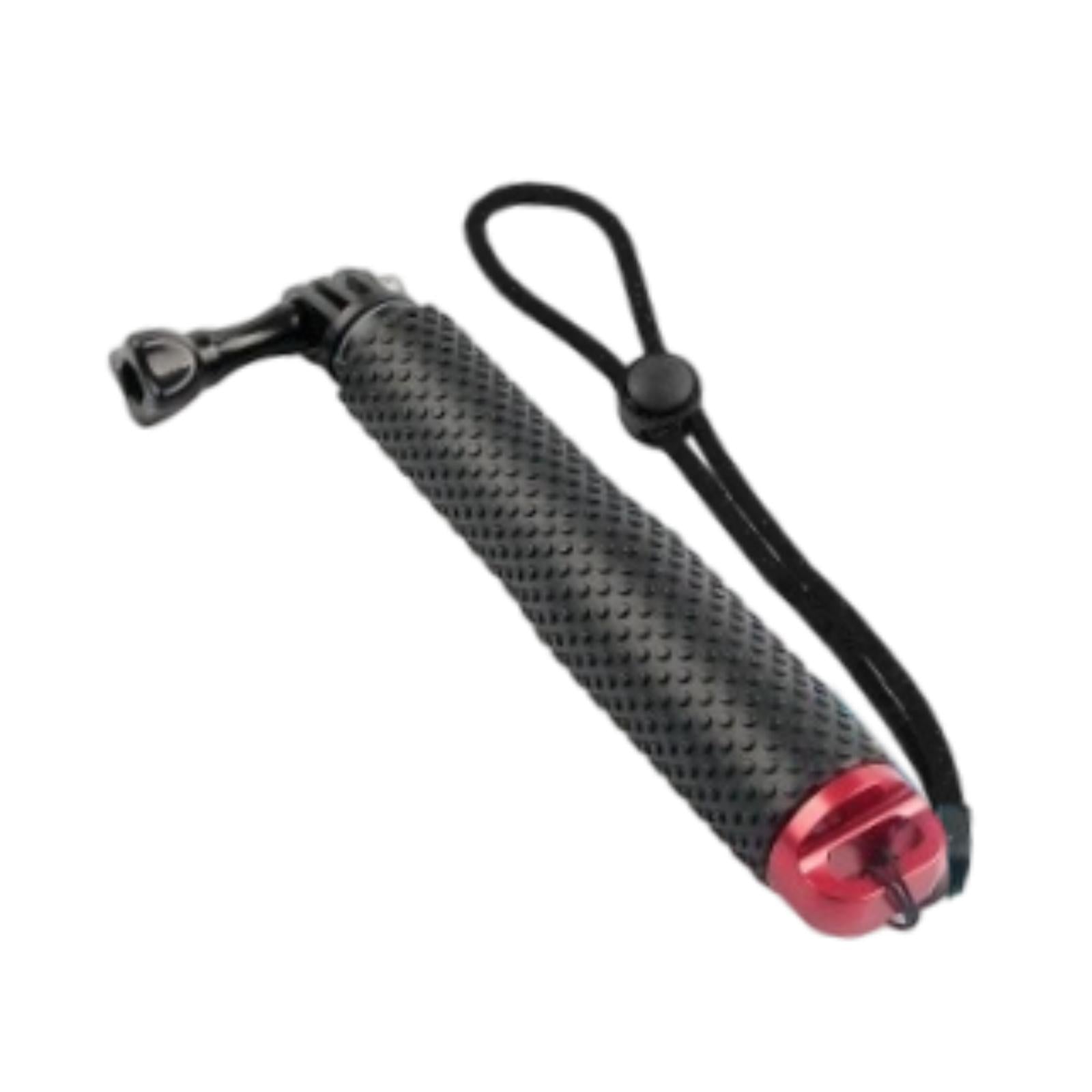 Selfie Stick Handheld Extendable Pole for Adventures Snorkeling Snowboarding Red
