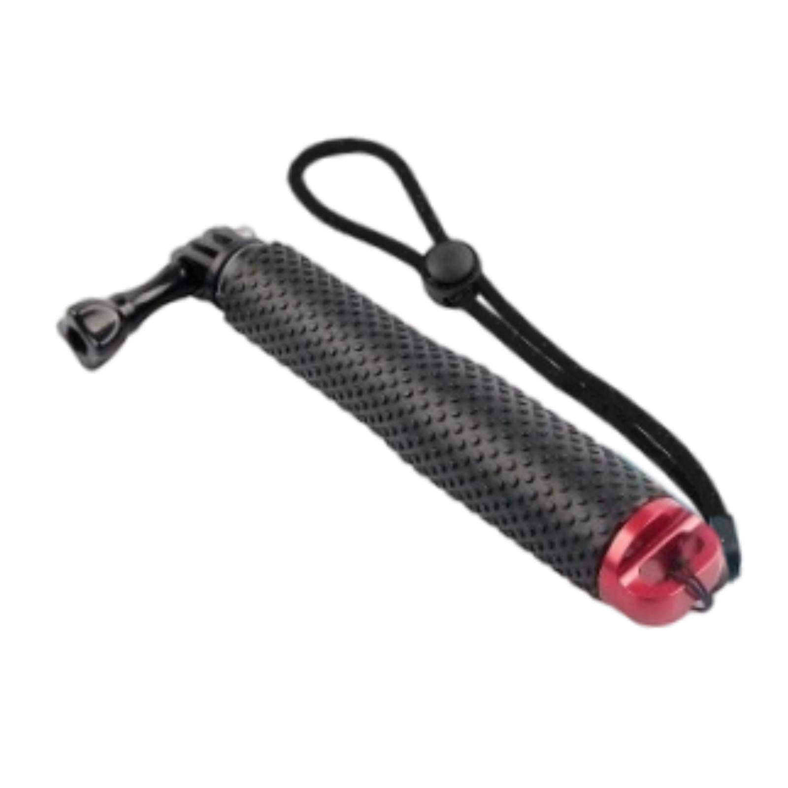 Selfie Stick Handheld Extendable Pole for Adventures Snorkeling Snowboarding Red