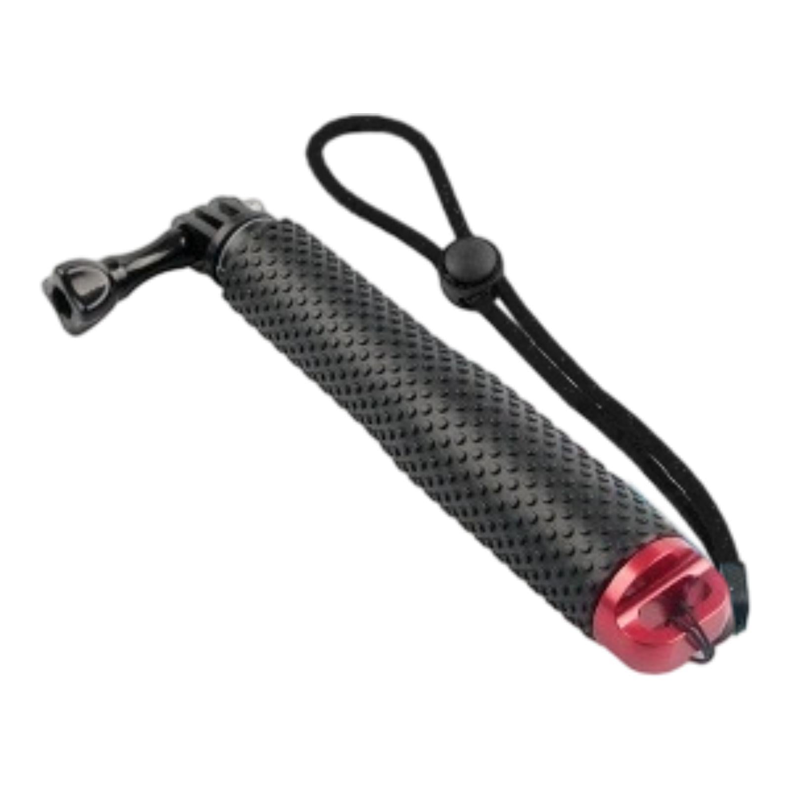 Selfie Stick Handheld Extendable Pole for Adventures Snorkeling Snowboarding Red