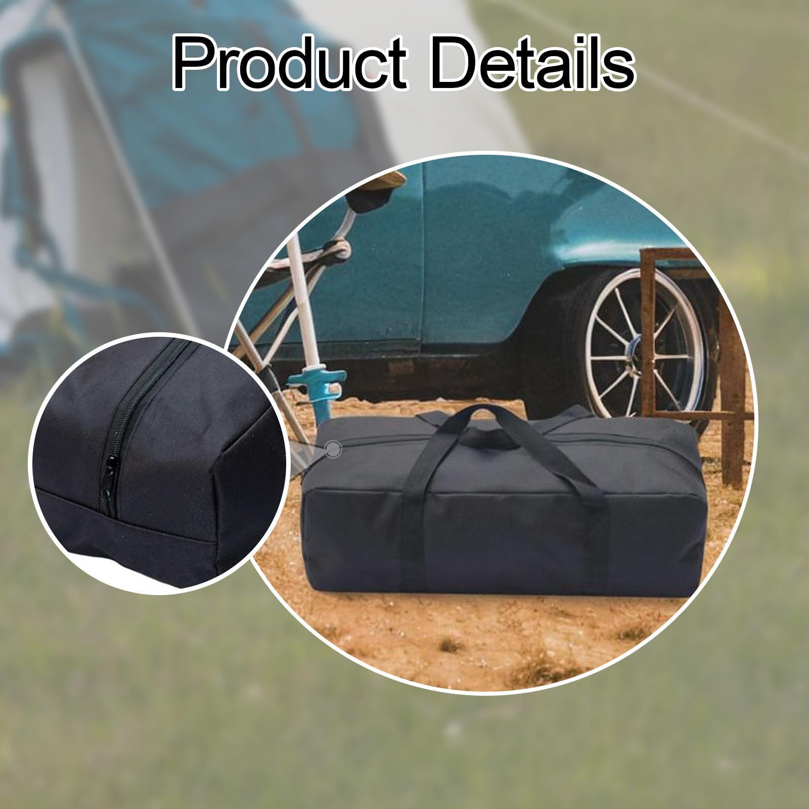 Duffle Bag with Zipper Oxford Cloth Heavy Duty for Folding Chair Tent Hiking