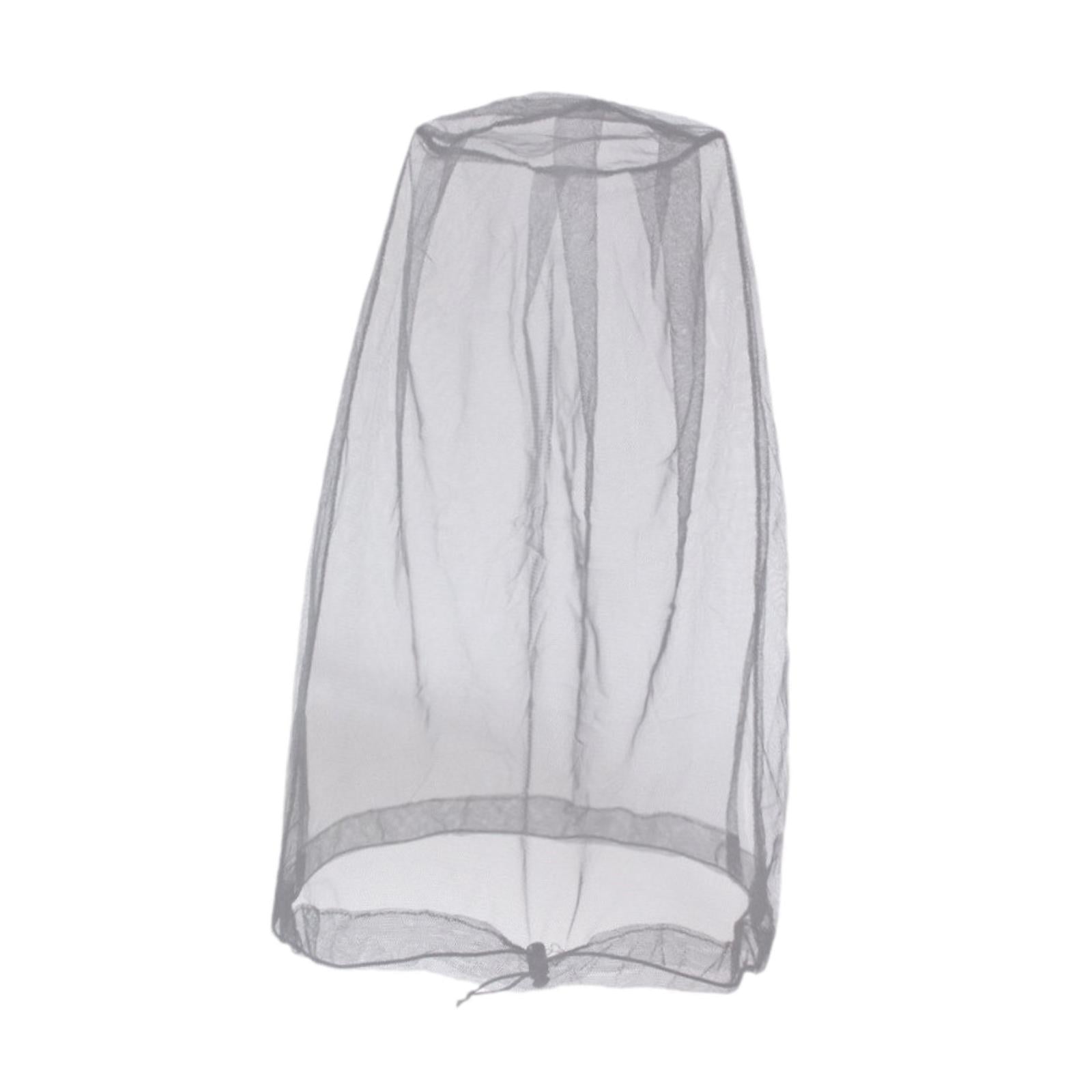 Head Net Sunhat Head Protecting Net for Outdoor Activities Camping Adventure gray