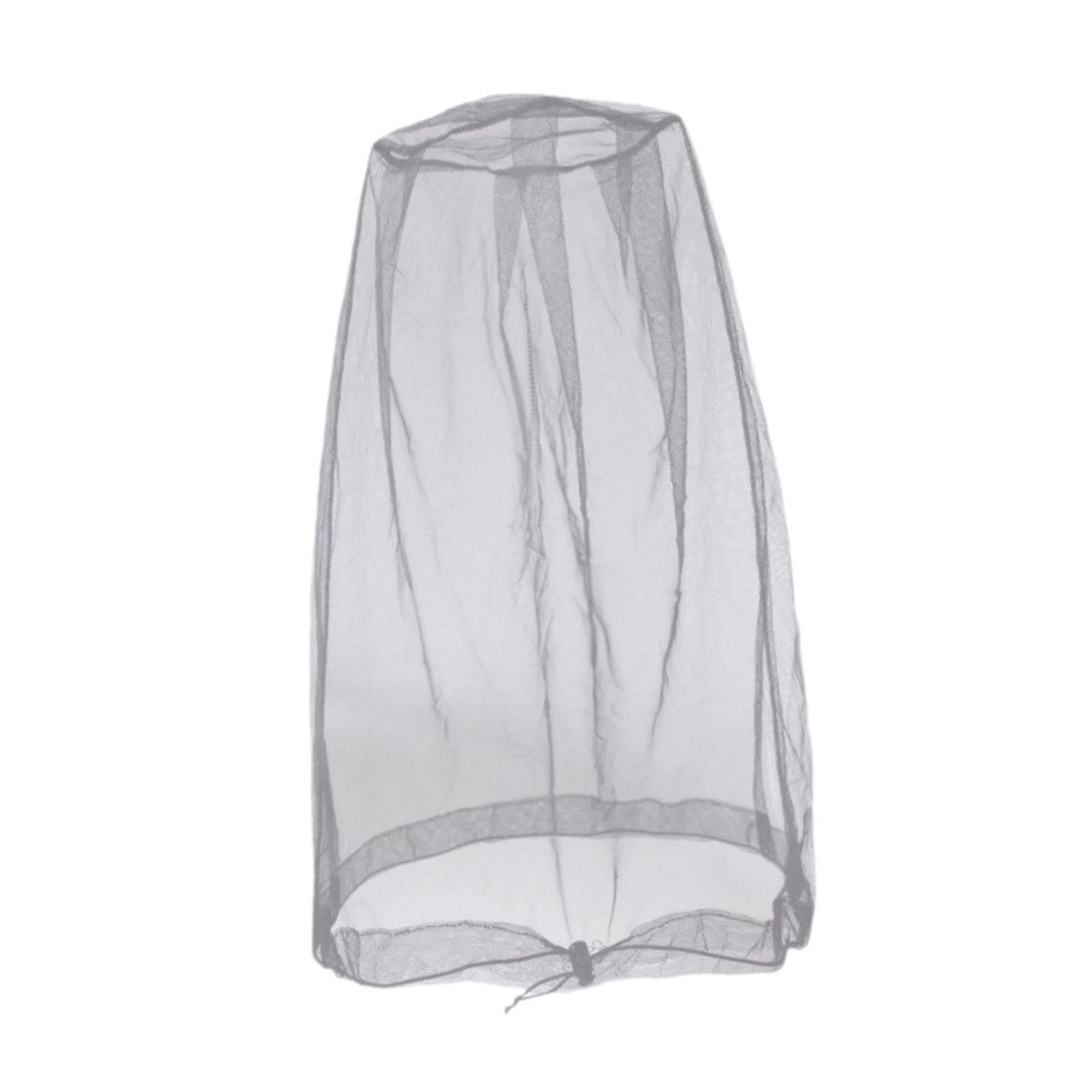 Head Net Sunhat Head Protecting Net for Outdoor Activities Camping Adventure gray