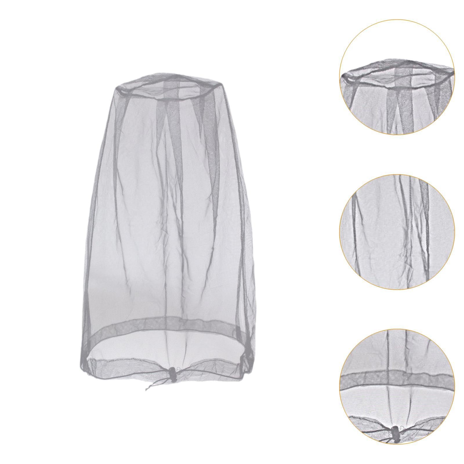 Head Net Sunhat Head Protecting Net for Outdoor Activities Camping Adventure gray