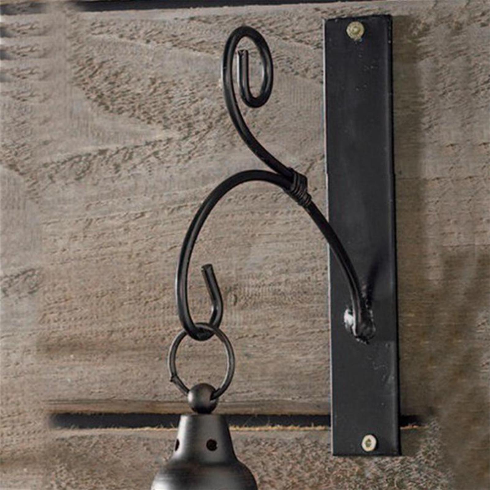 2 Pieces Metal Plant Hanger Wall Bracket for Hanging Ornaments Plant Baskets