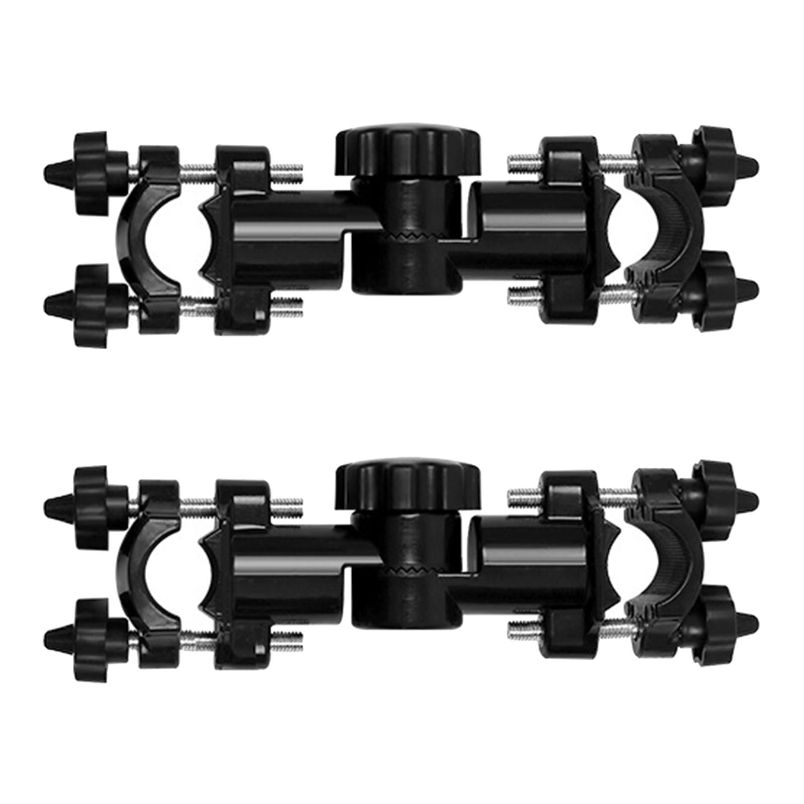 Umbrella Stand Holder Clips Camping Carts Patio Sunshade Rotating Clamps