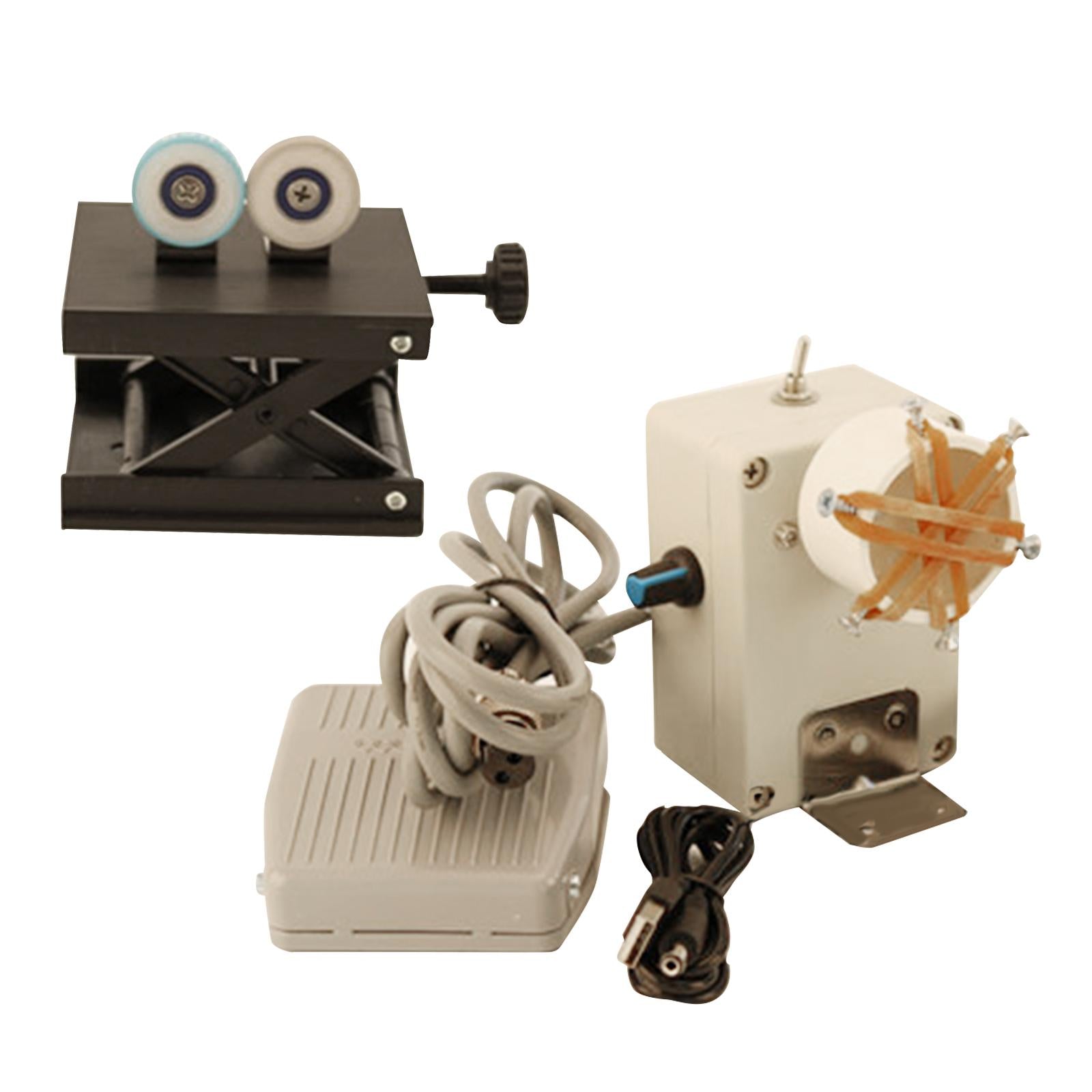 DIY Winding Machine Fishing Tools Rod Dryer Rod Building Machine Accessories with Pedal pp stand