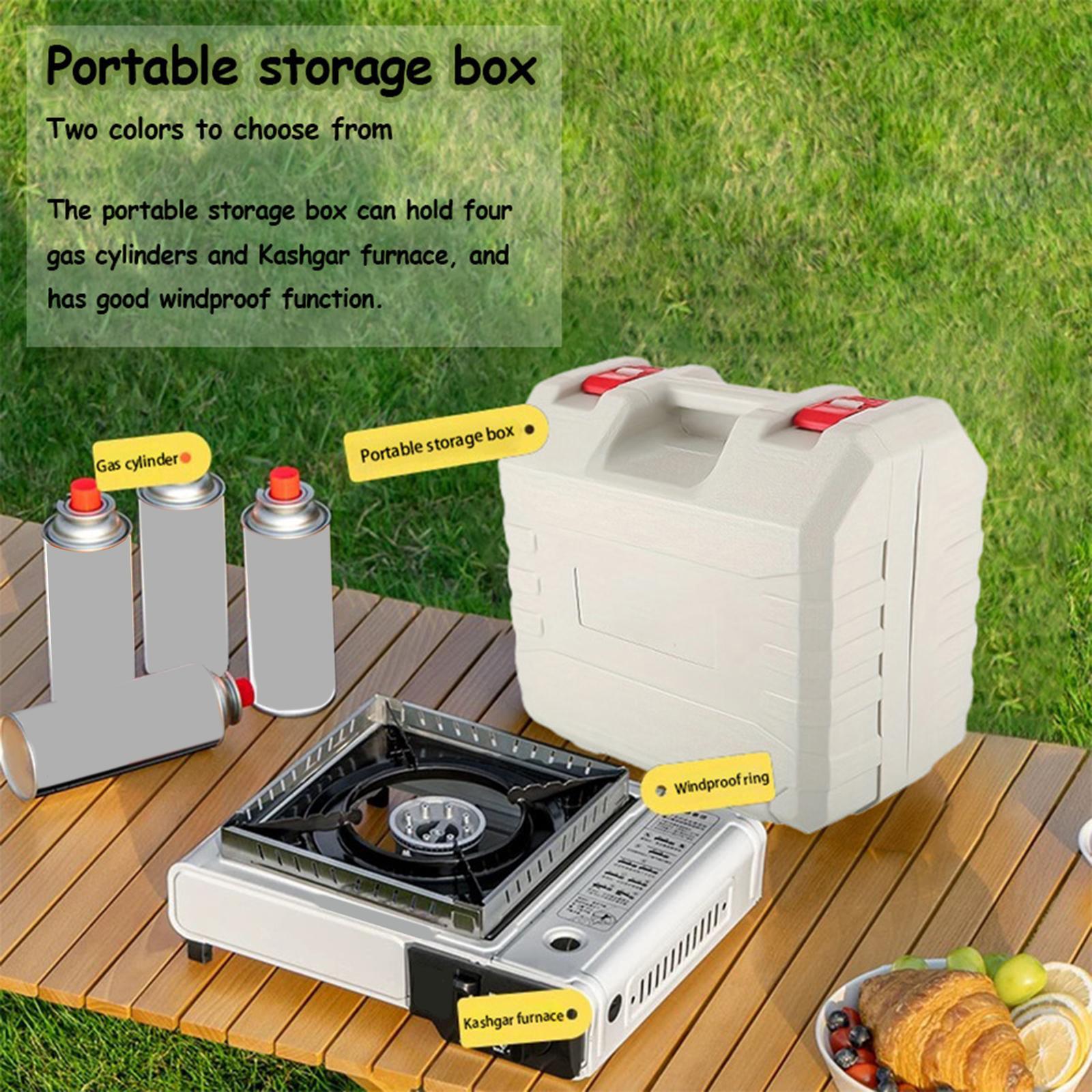 Gas Tank Storage Case Multiuse Gas Cylinder Bag for Travel Road Trip Cooking White