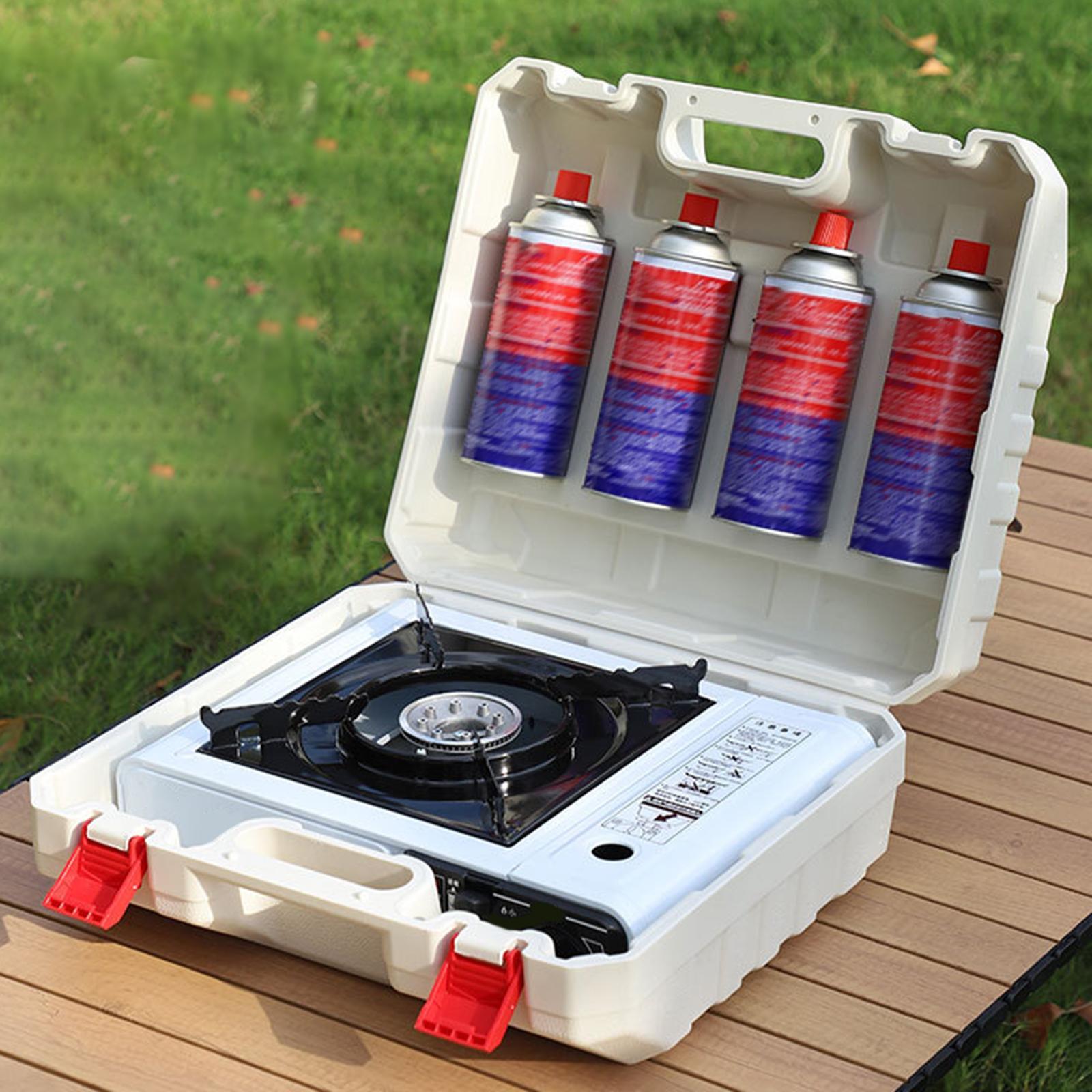 Gas Tank Storage Case Multiuse Gas Cylinder Bag for Travel Road Trip Cooking White