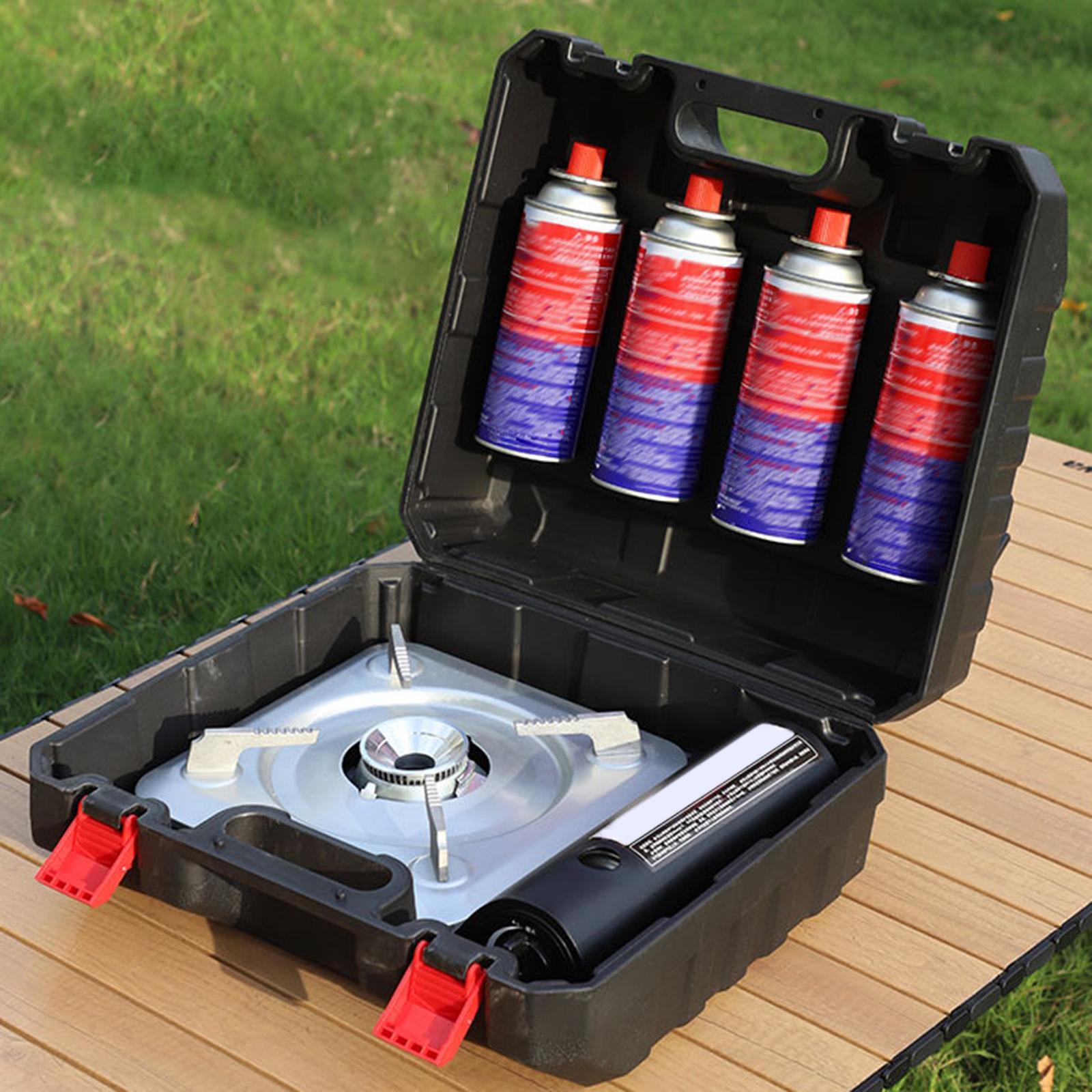 Gas Tank Storage Case Multiuse Gas Cylinder Bag for Travel Road Trip Cooking Black
