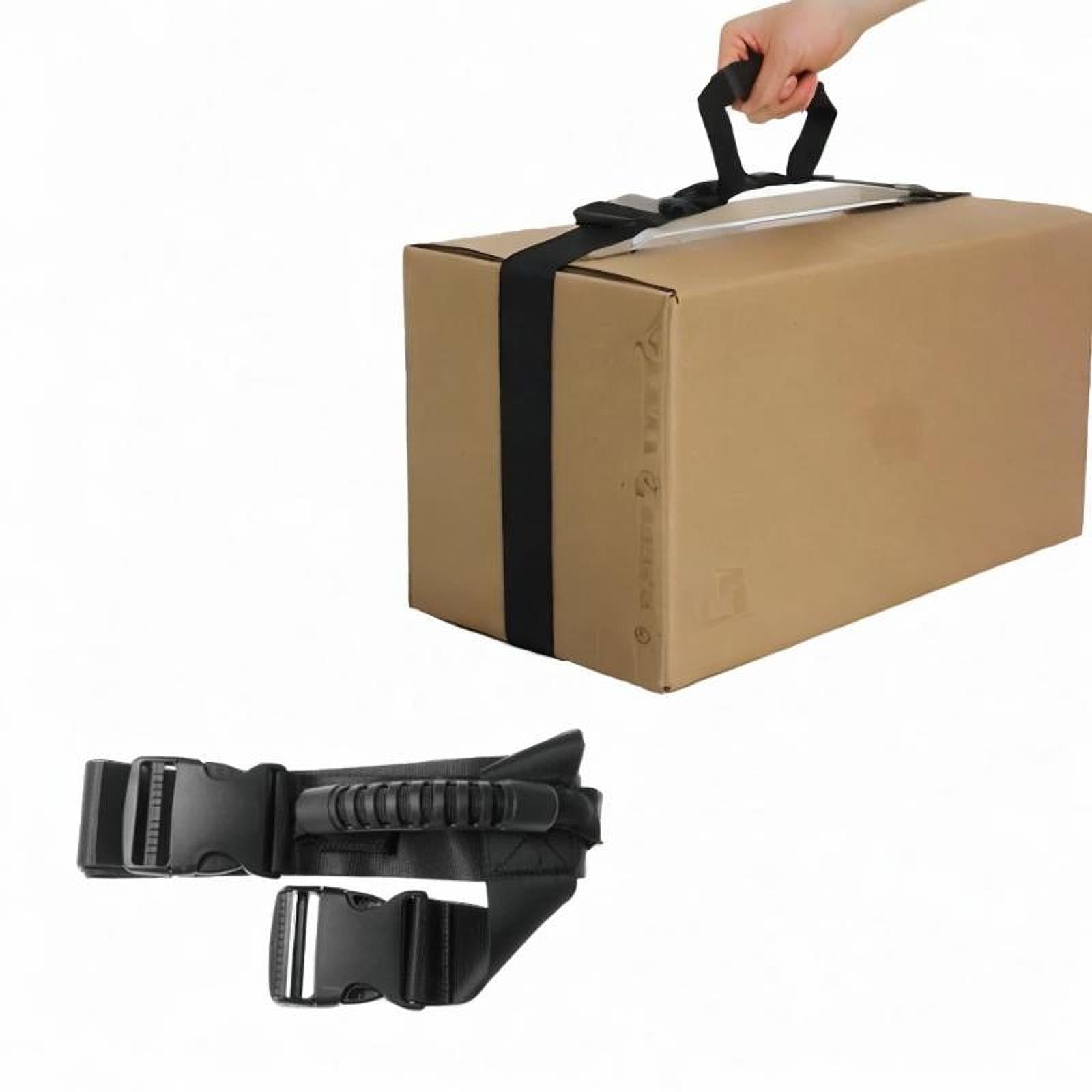 Cross Style Carry Strap Securing Straps for Groceries Heavy Objects Home Use Black