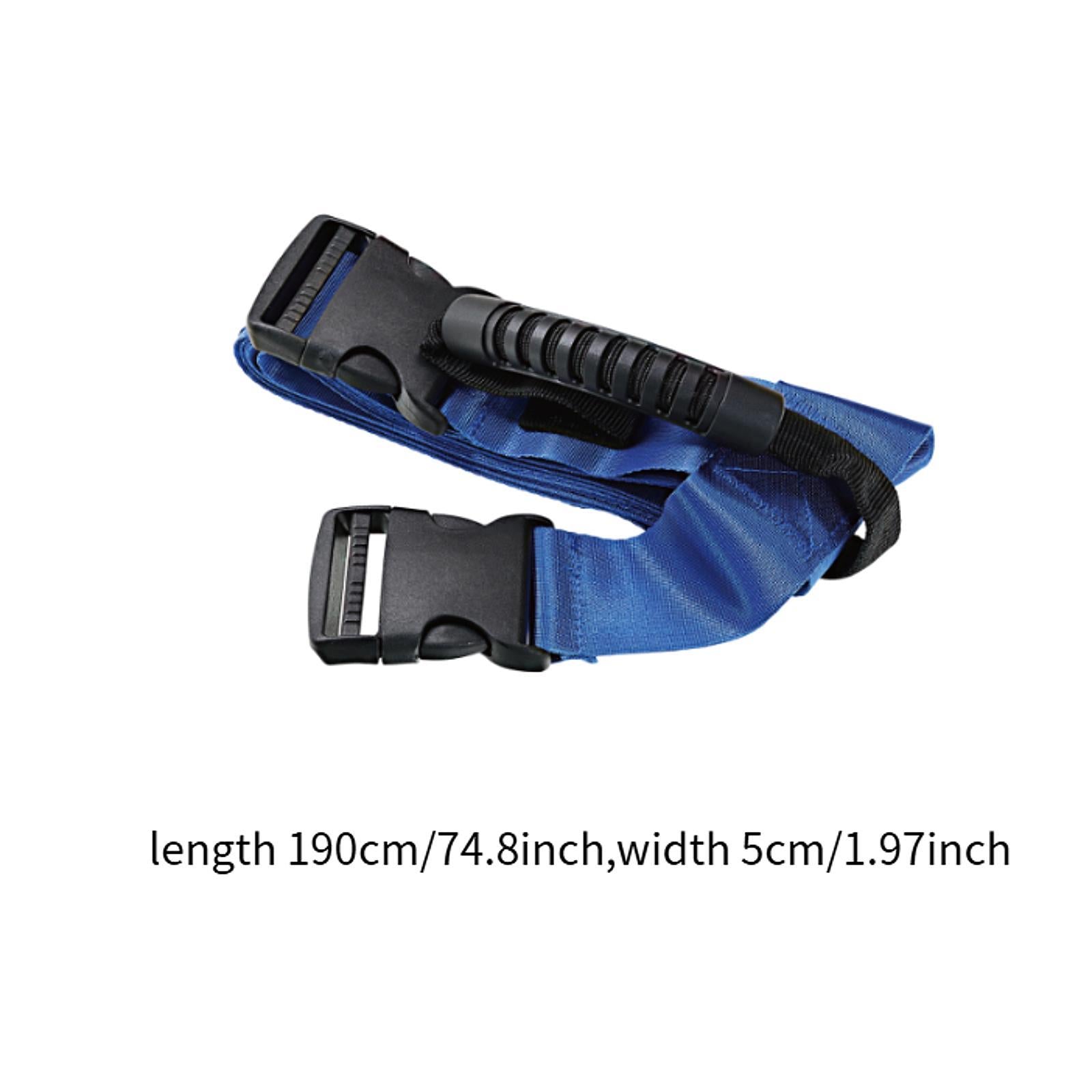 Cross Style Carry Strap Securing Straps for Groceries Heavy Objects Home Use Blue