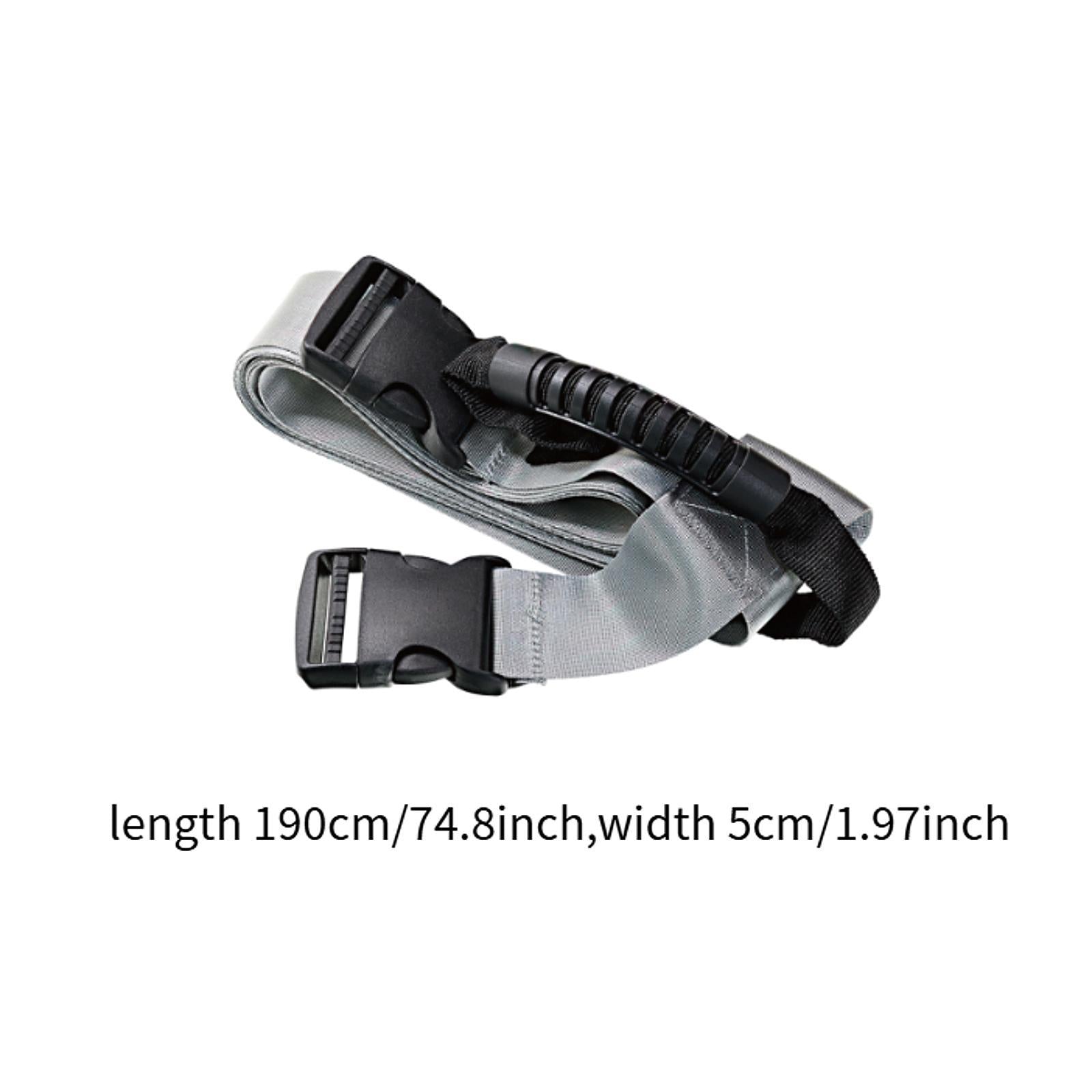 Cross Style Carry Strap Securing Straps for Groceries Heavy Objects Home Use Gray
