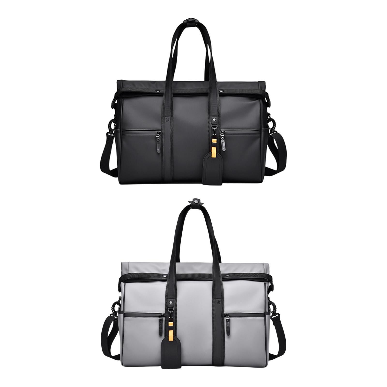 Business Trip Luggage Storage Bag Shoulder Pack for Workout Exercise Camping Black