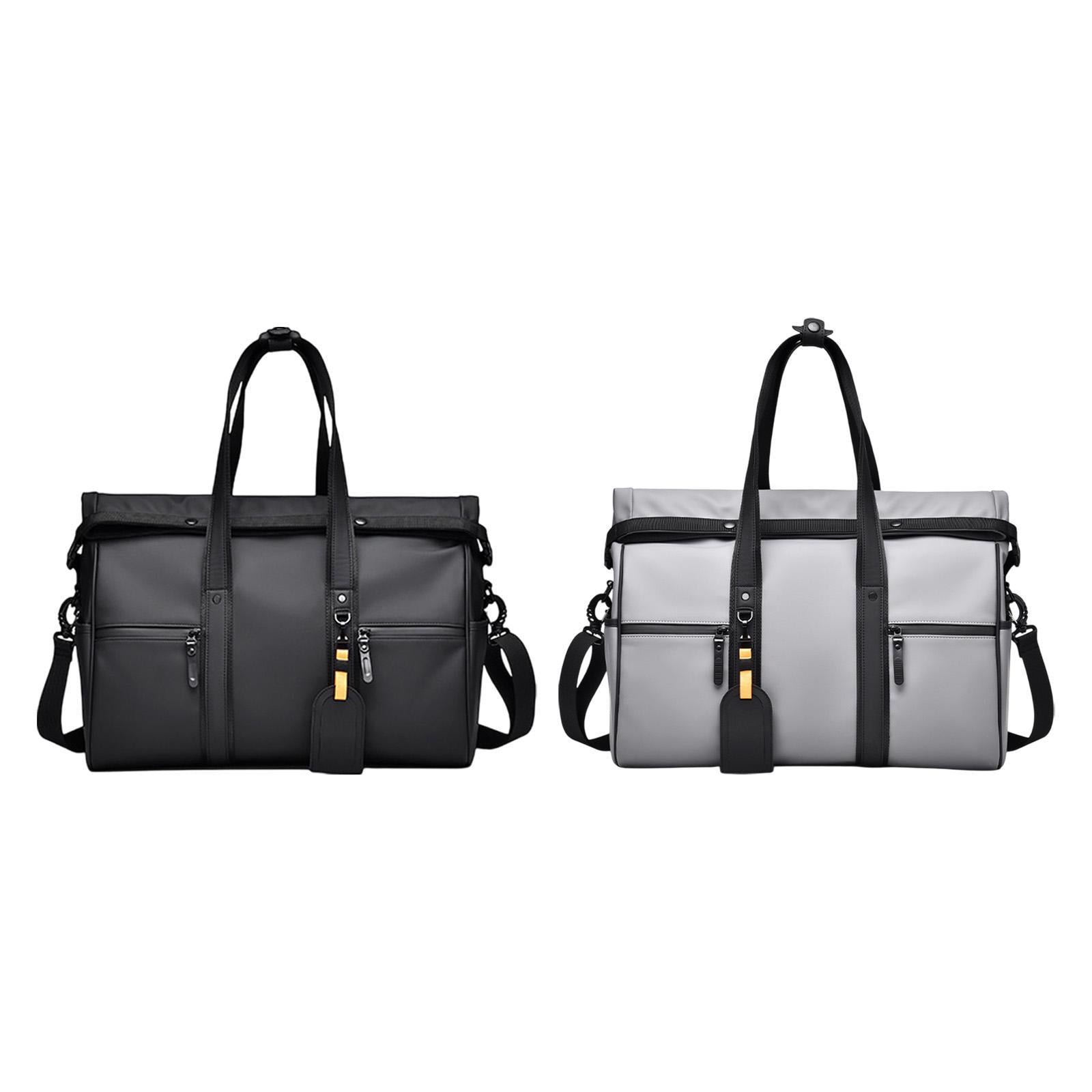 Business Trip Luggage Storage Bag Shoulder Pack for Workout Exercise Camping Black