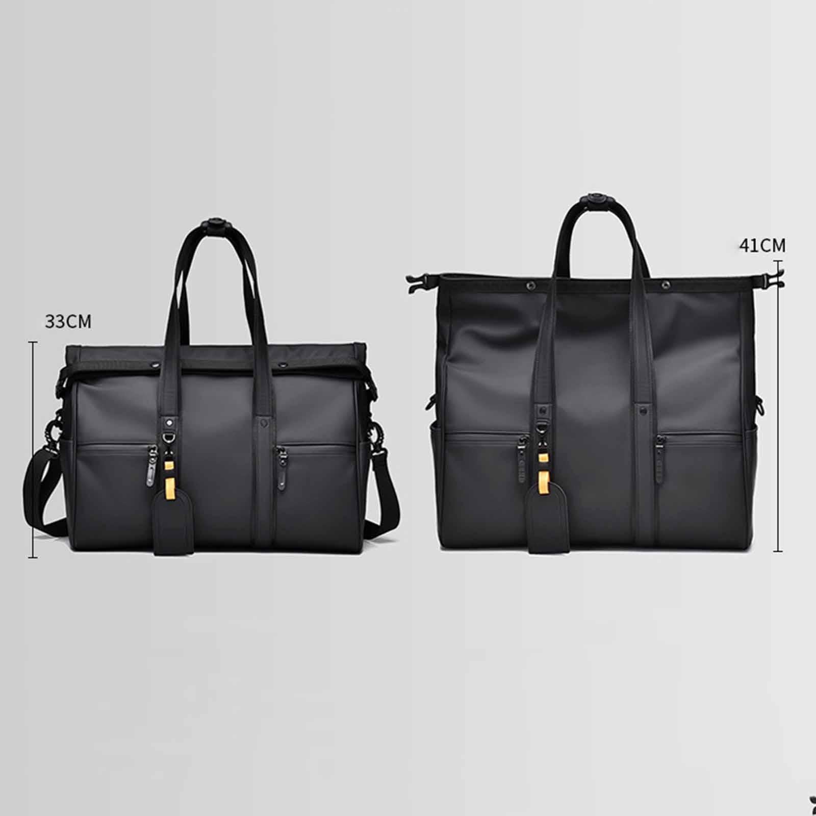 Business Trip Luggage Storage Bag Shoulder Pack for Workout Exercise Camping Gray