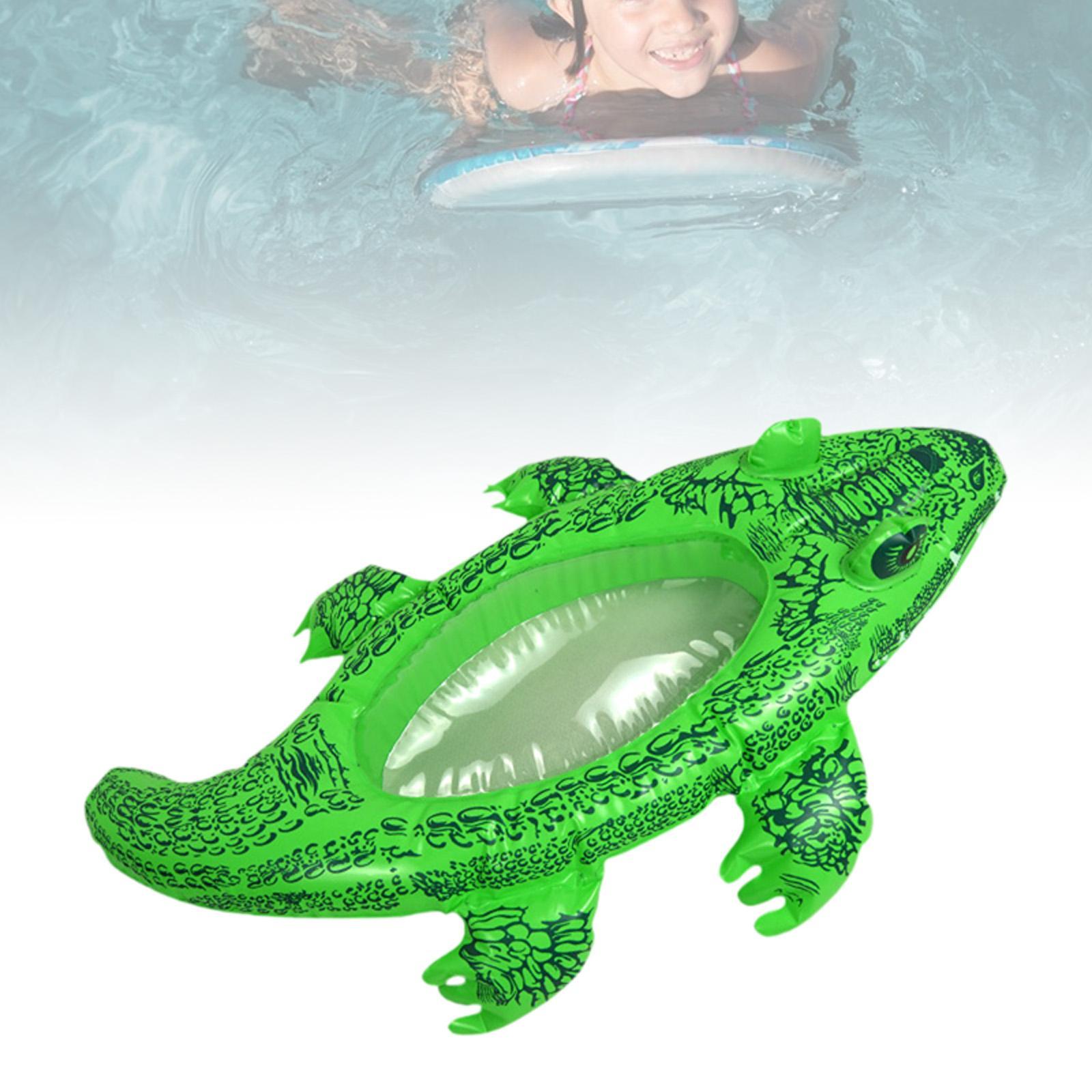 Inflatable Kids Pool Floats Funny Inflatable Swimming Pool for Yard Crocodile