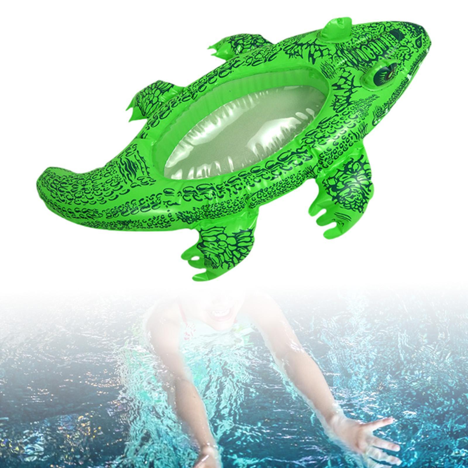 Inflatable Kids Pool Floats Funny Inflatable Swimming Pool for Yard Crocodile