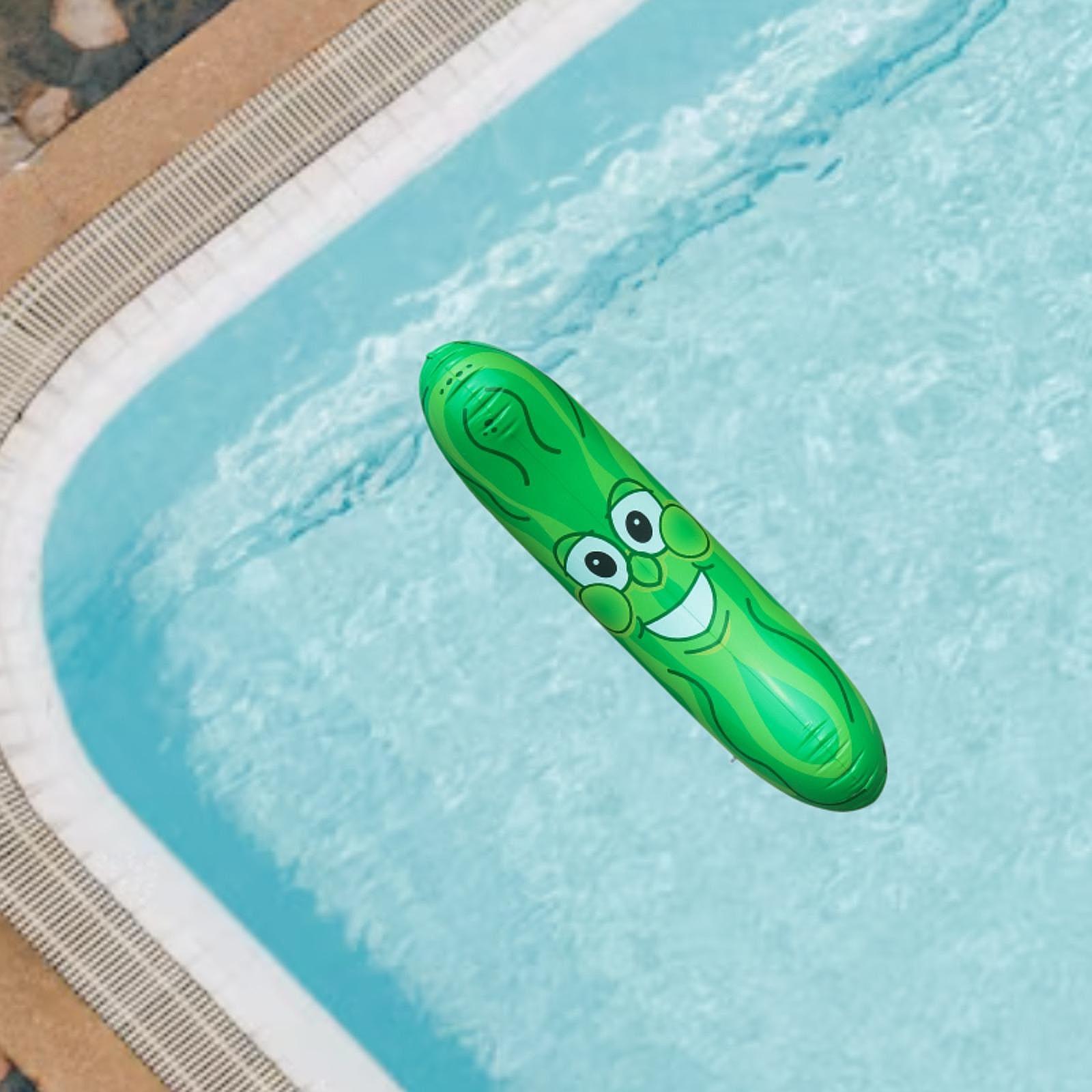 Giant Inflatable Cucumber Crafts Modern for Pool Summer Swimming Theme Party