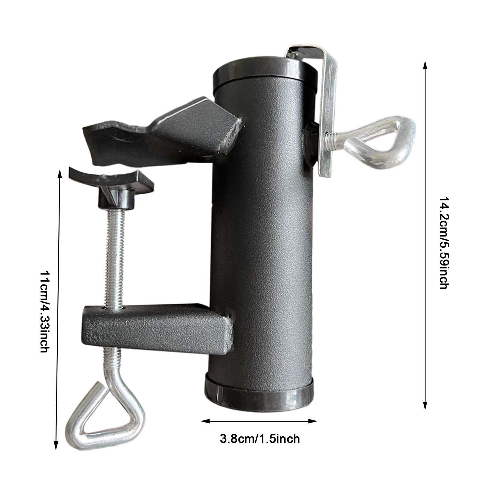 Deck Umbrella Clamp Multi-use Umbrella Fixed Clip for Fences Courtyard Boats