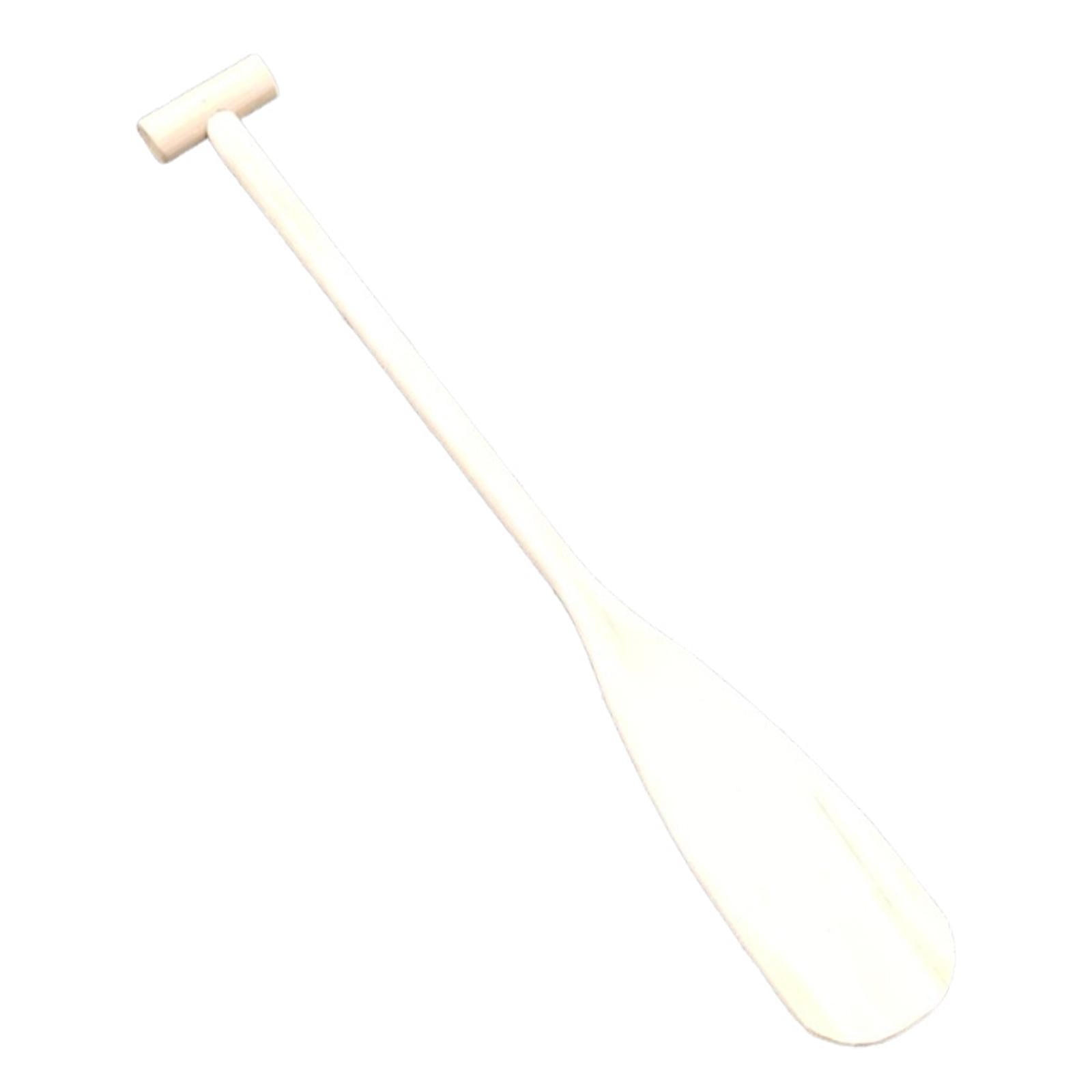Wooden Canoe Paddle DIY Comfortable Ergonomic Grip for Water Sports Kayaking Round Tail