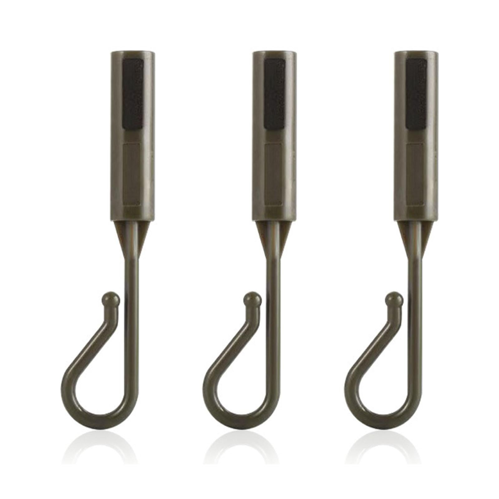6 Pieces Hook Keeper for Fishing Rod Sturdy Professional Fishing Bait Holder green