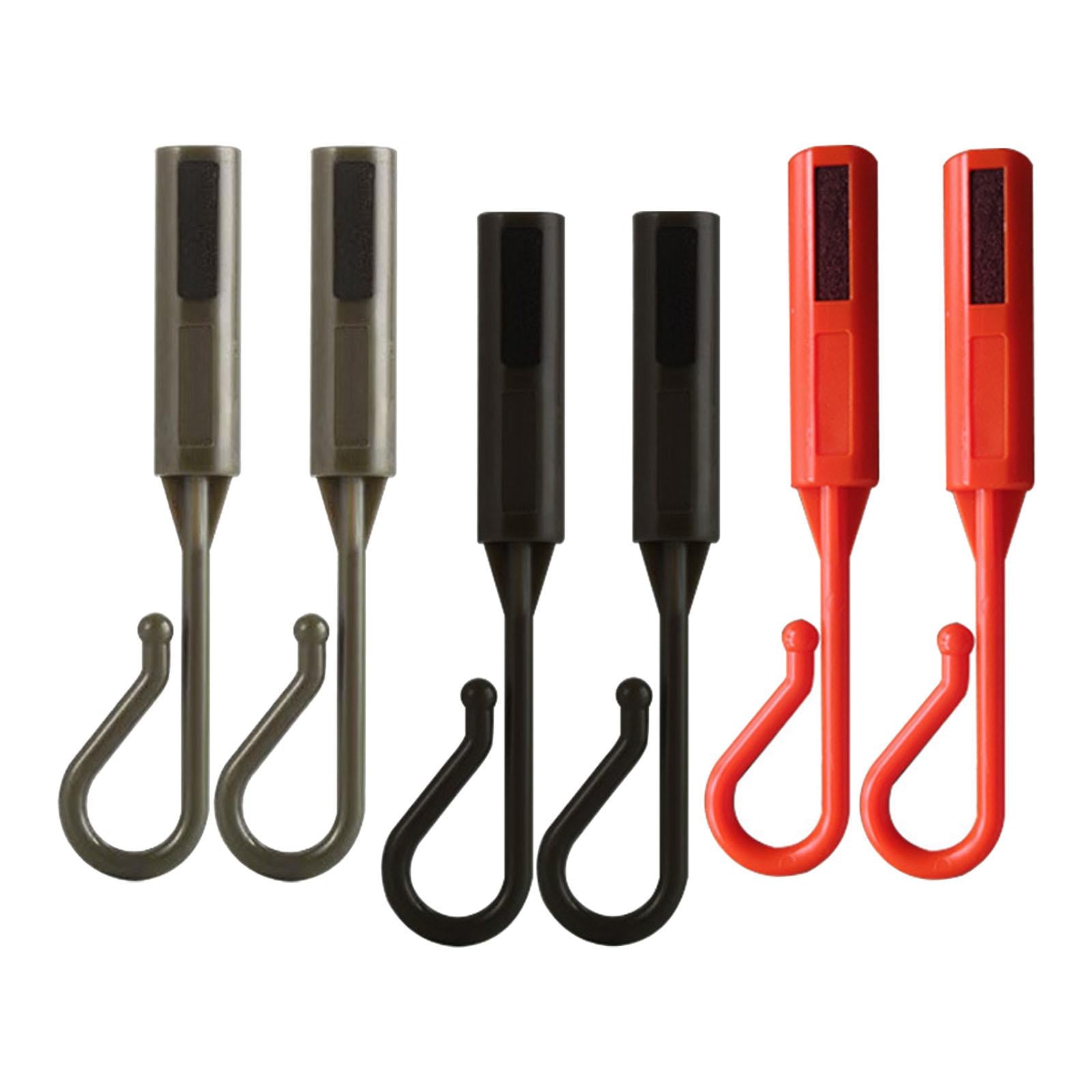 6 Pieces Hook Keeper for Fishing Rod Sturdy Professional Fishing Bait Holder multicolor