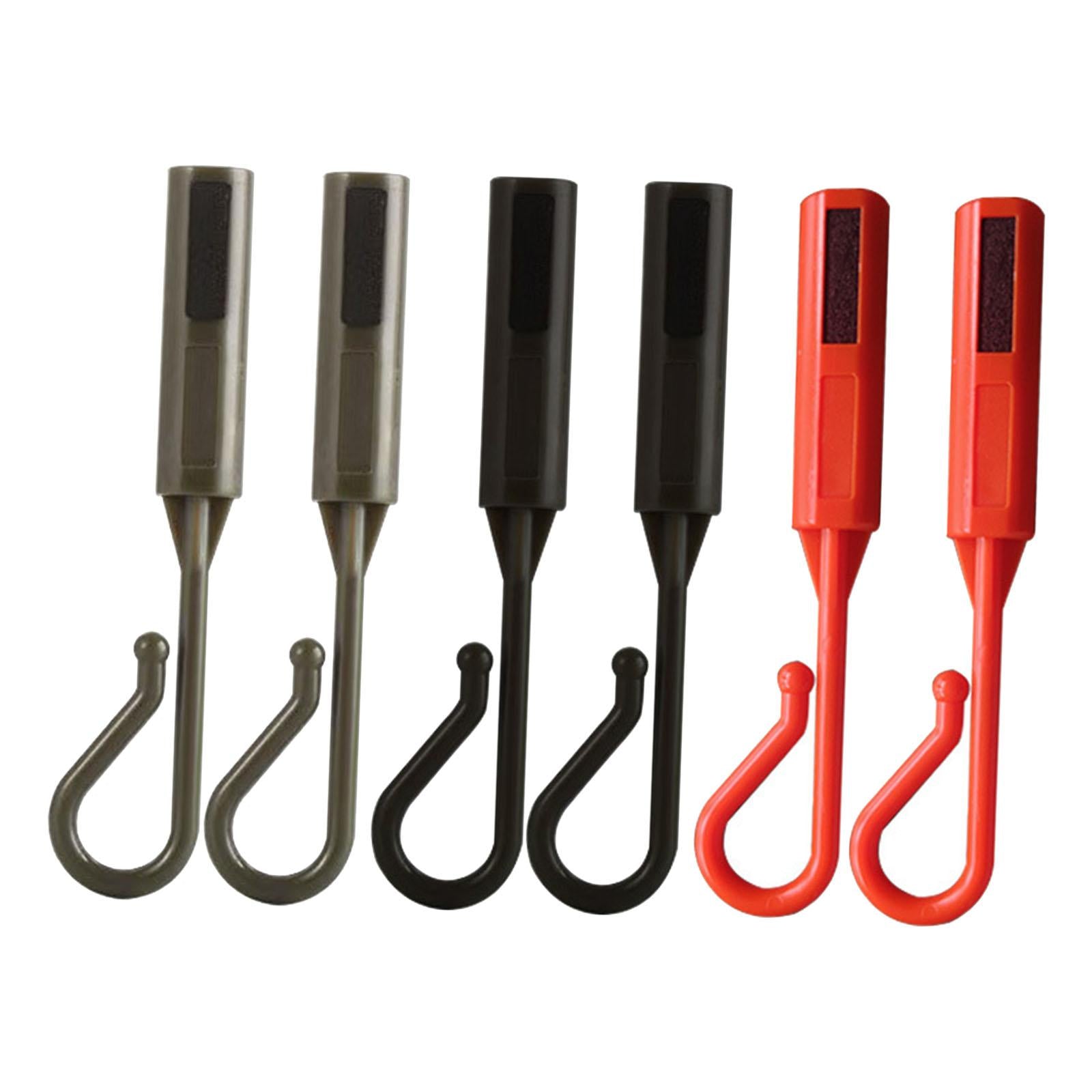 6 Pieces Hook Keeper for Fishing Rod Sturdy Professional Fishing Bait Holder multicolor
