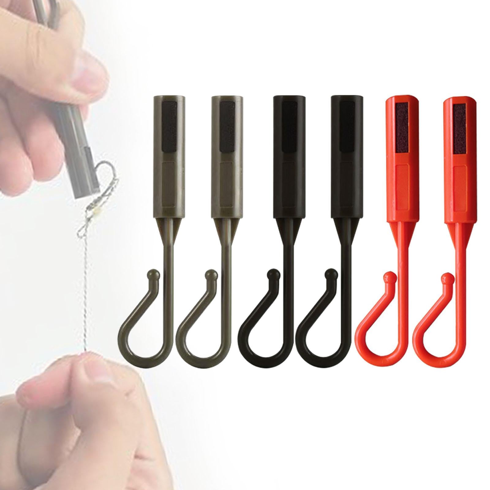 6 Pieces Hook Keeper for Fishing Rod Sturdy Professional Fishing Bait Holder multicolor