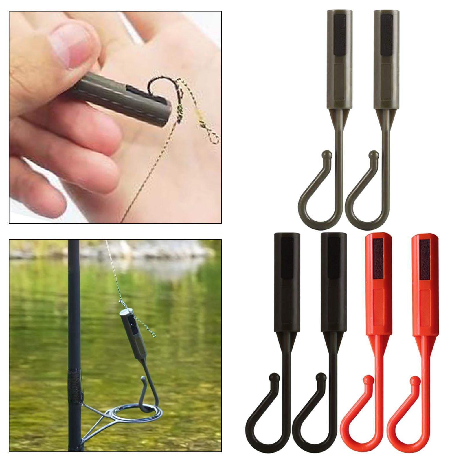 6 Pieces Hook Keeper for Fishing Rod Sturdy Professional Fishing Bait Holder multicolor