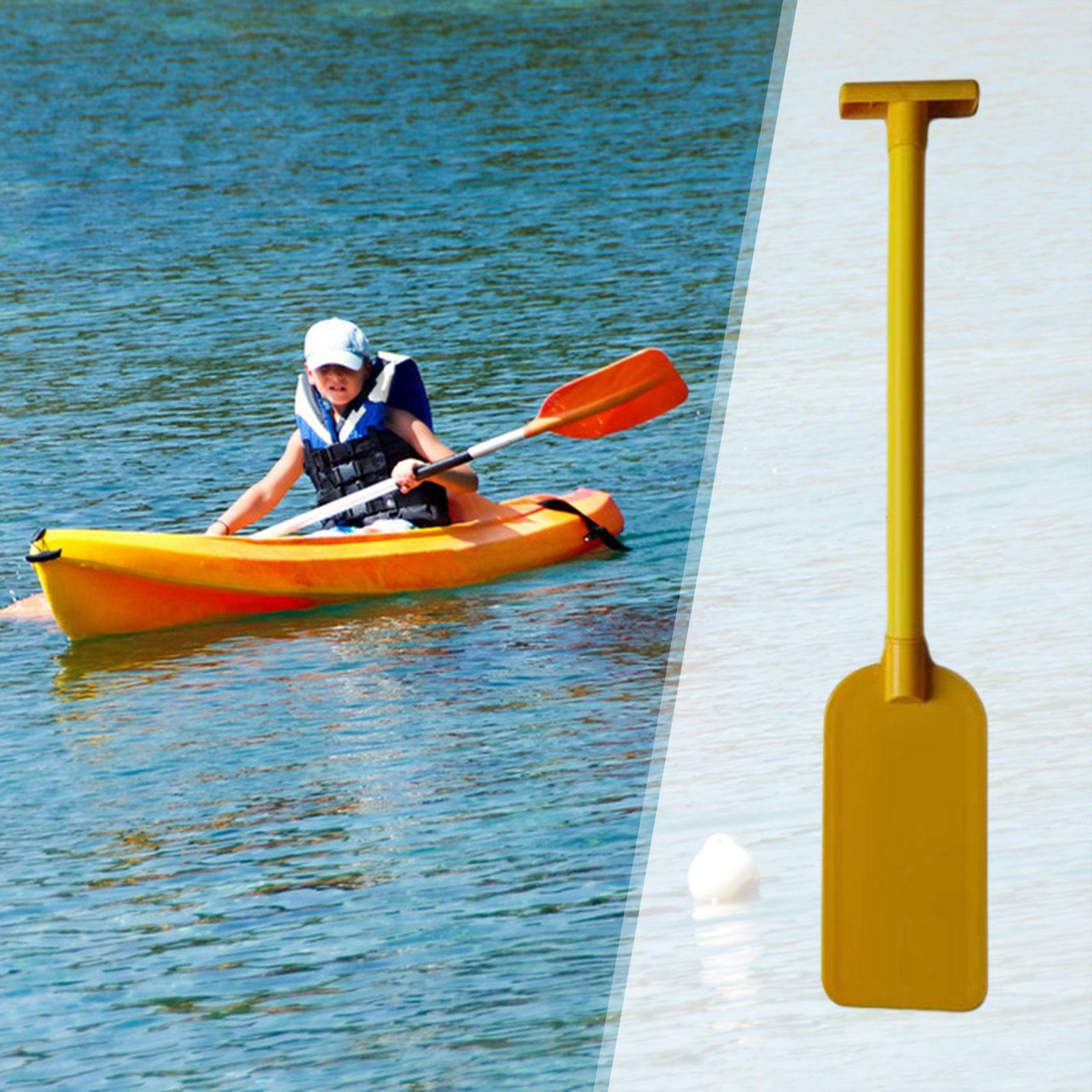 Children Kayak Paddle Prop for Race Performance Dragon Boat Festival Rafting Yellow