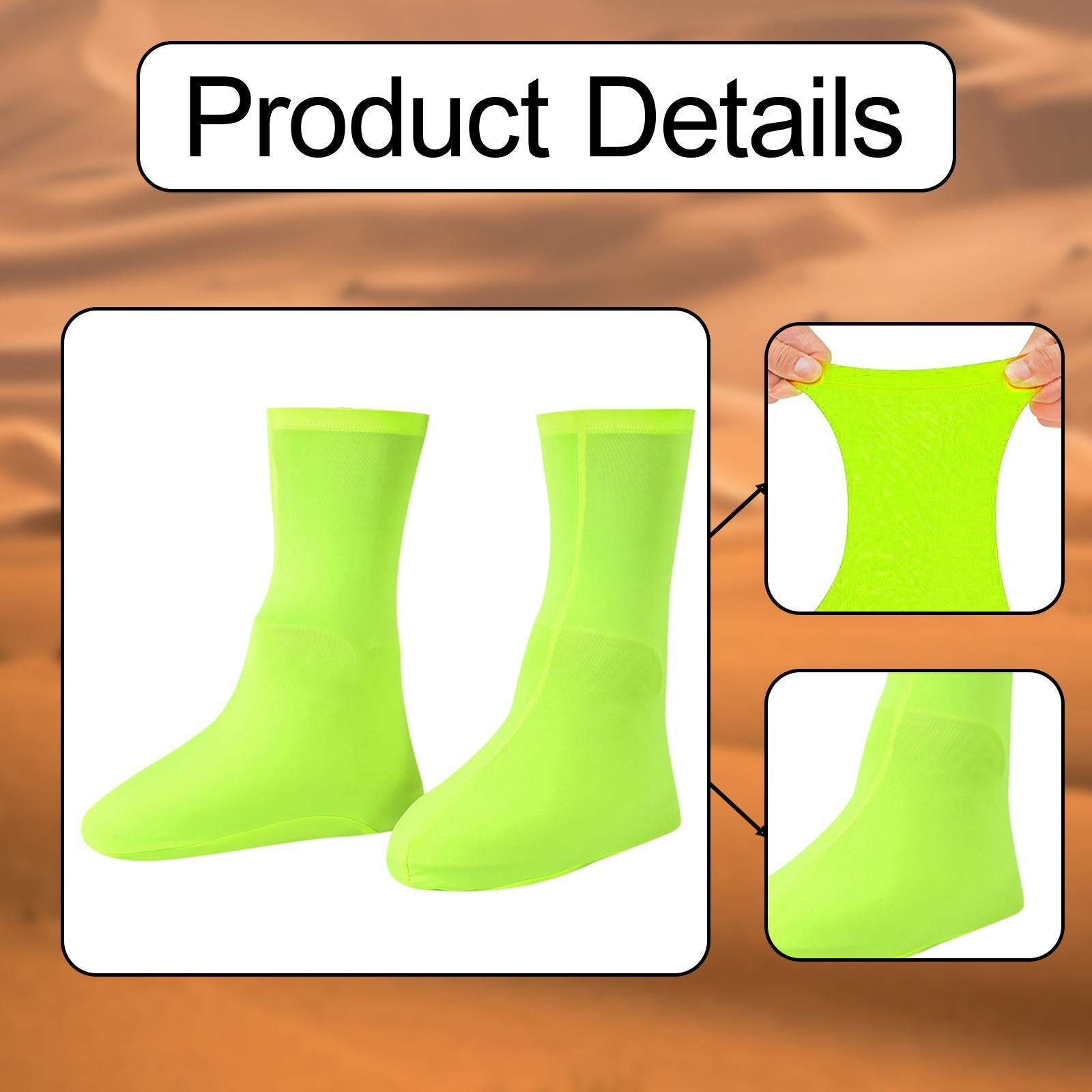 Shoes Covers Supplies Rain Snow Boots Covers for Outdoor Sports Snowy Biking Adults green