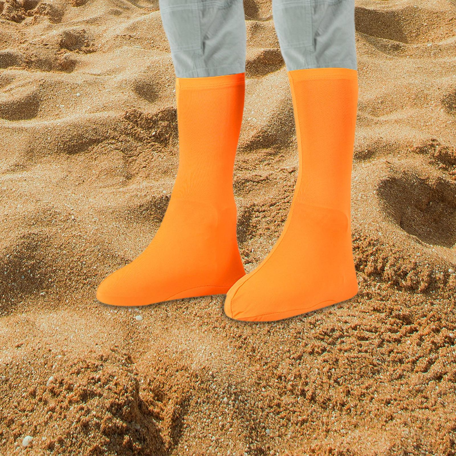 Shoes Covers Supplies Rain Snow Boots Covers for Outdoor Sports Snowy Biking Child orange