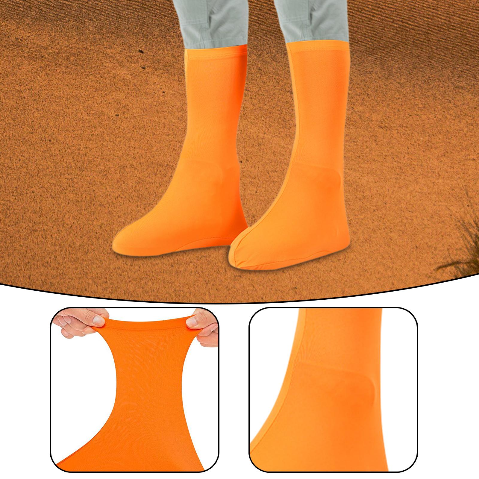 Shoes Covers Supplies Rain Snow Boots Covers for Outdoor Sports Snowy Biking Child orange