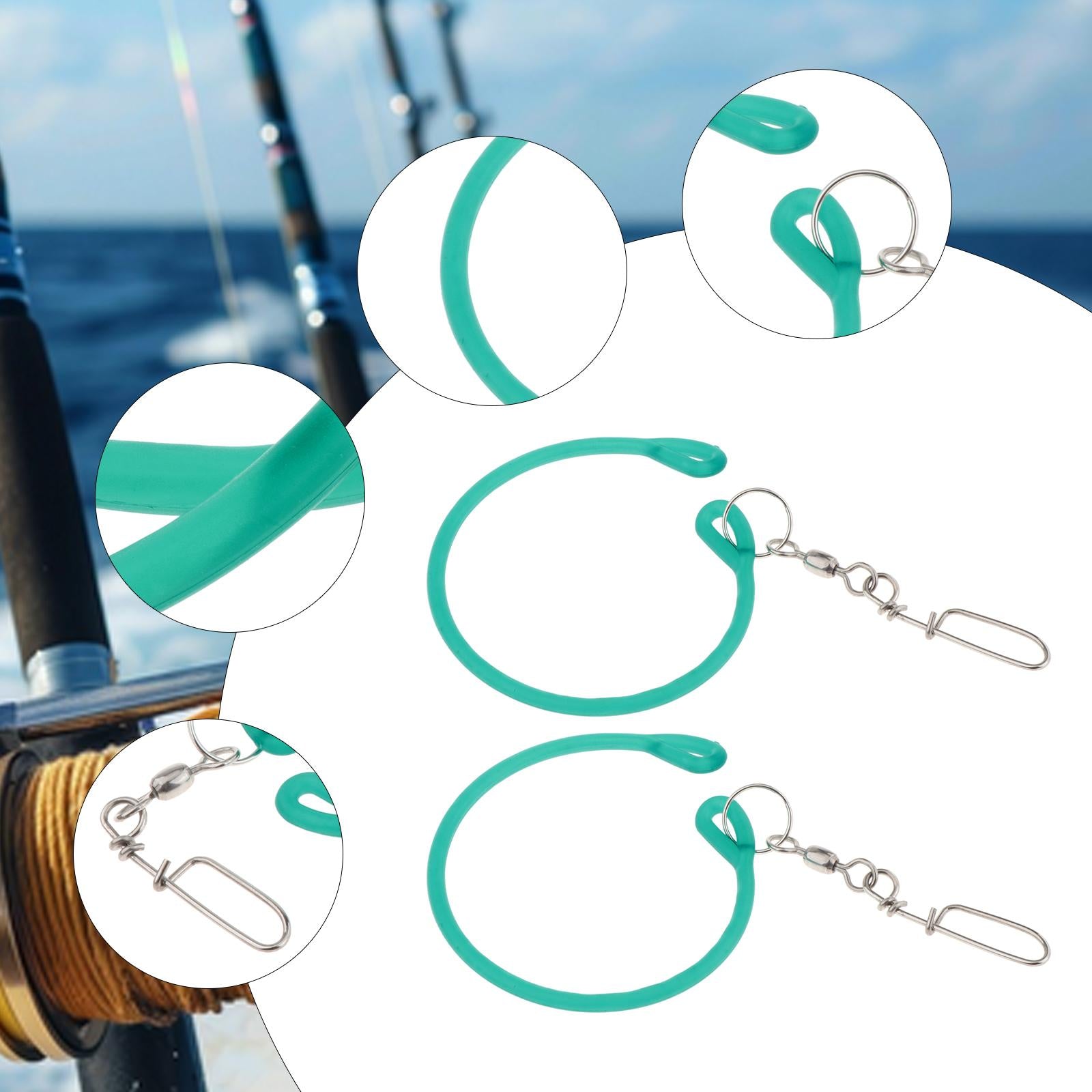 2Pcs Downrigger Weight Snubber 15 Length Trolling Snap for Fishing"