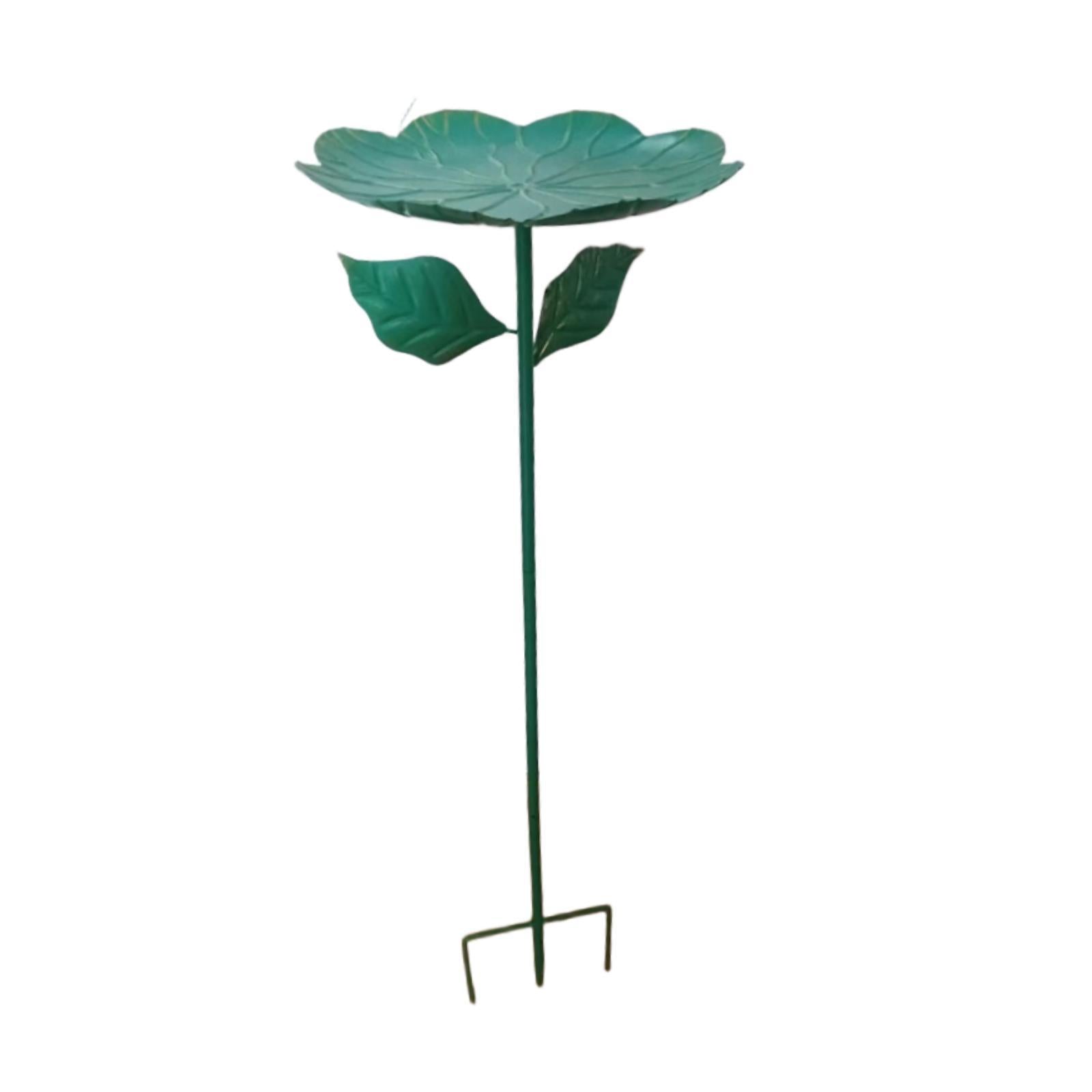 Bird Feeder Easy to Clean Refill Statue Bird Bath for Patios Gardens Outside