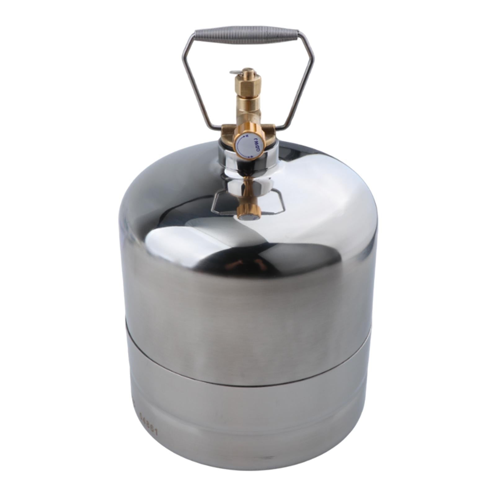Camping Gas Tank Empty Refillable Portable for Gas Burner Hiking Backpacking 3L