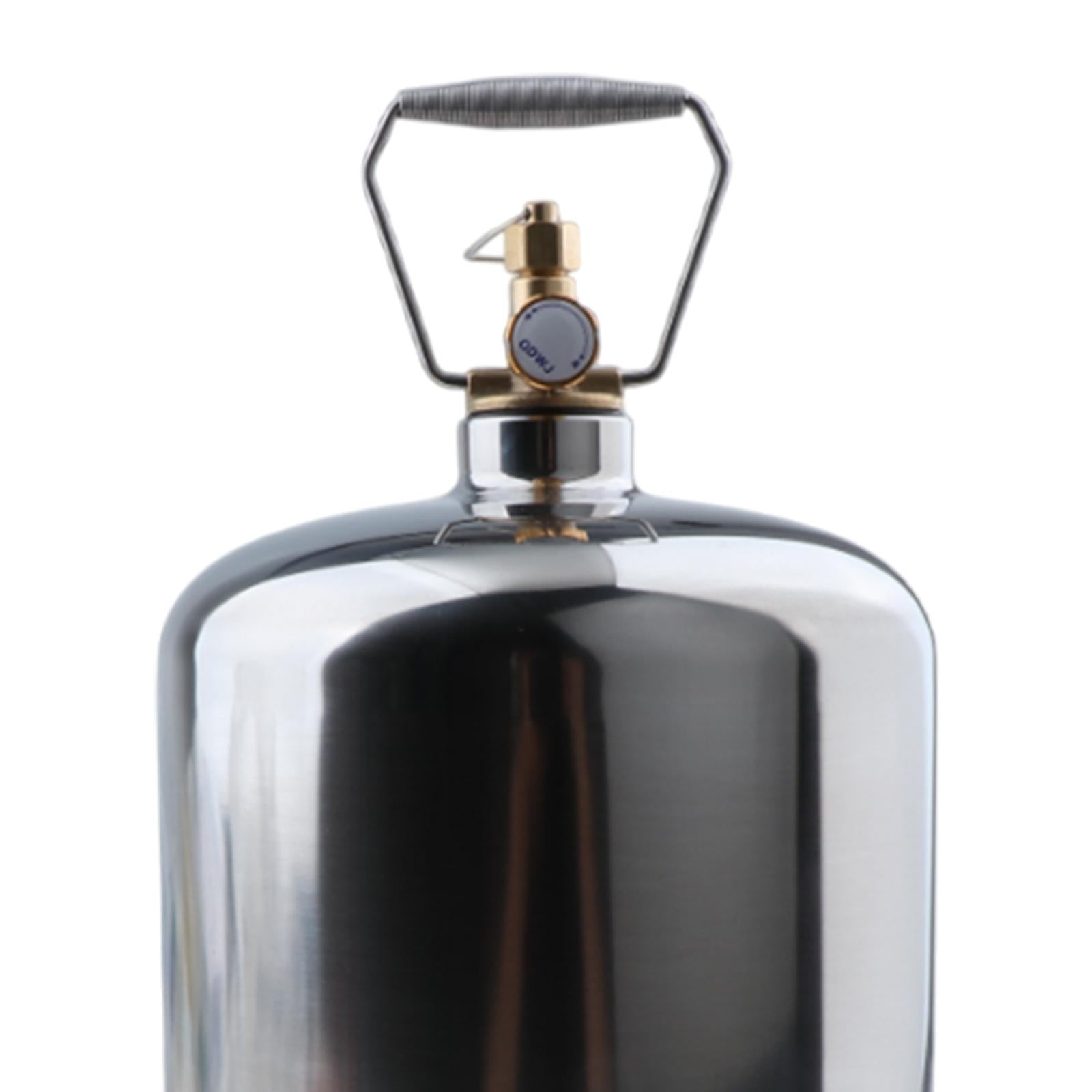 Camping Gas Tank Empty Refillable Portable for Gas Burner Hiking Backpacking 4L