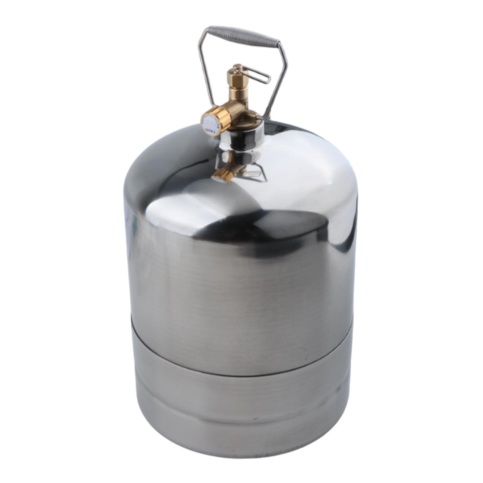 Camping Gas Tank Empty Refillable Portable for Gas Burner Hiking Backpacking 5L
