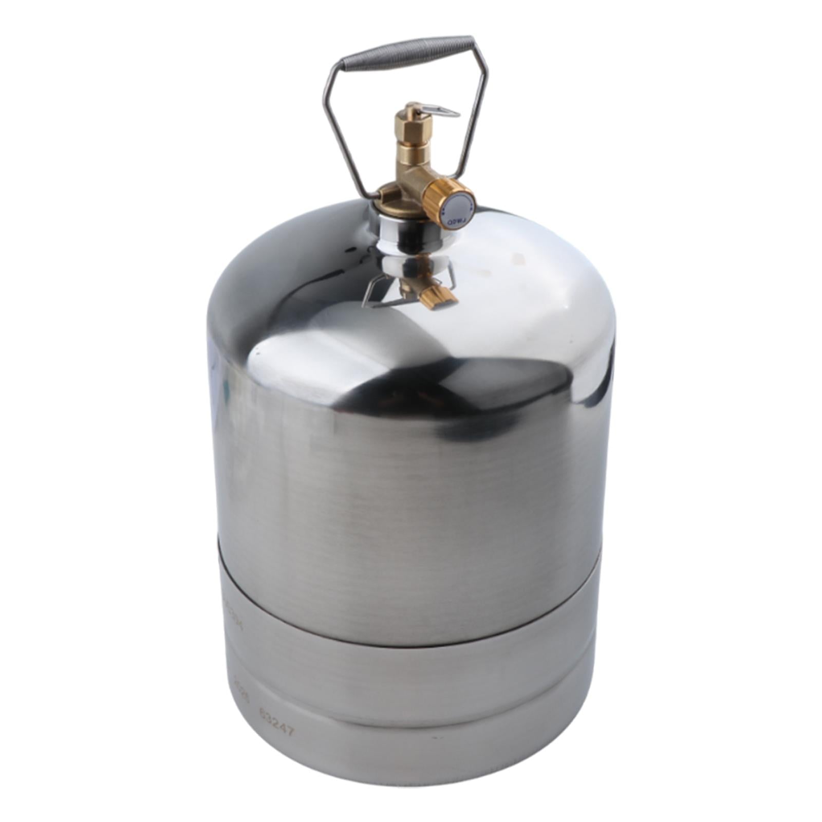 Camping Gas Tank Empty Refillable Portable for Gas Burner Hiking Backpacking 5L